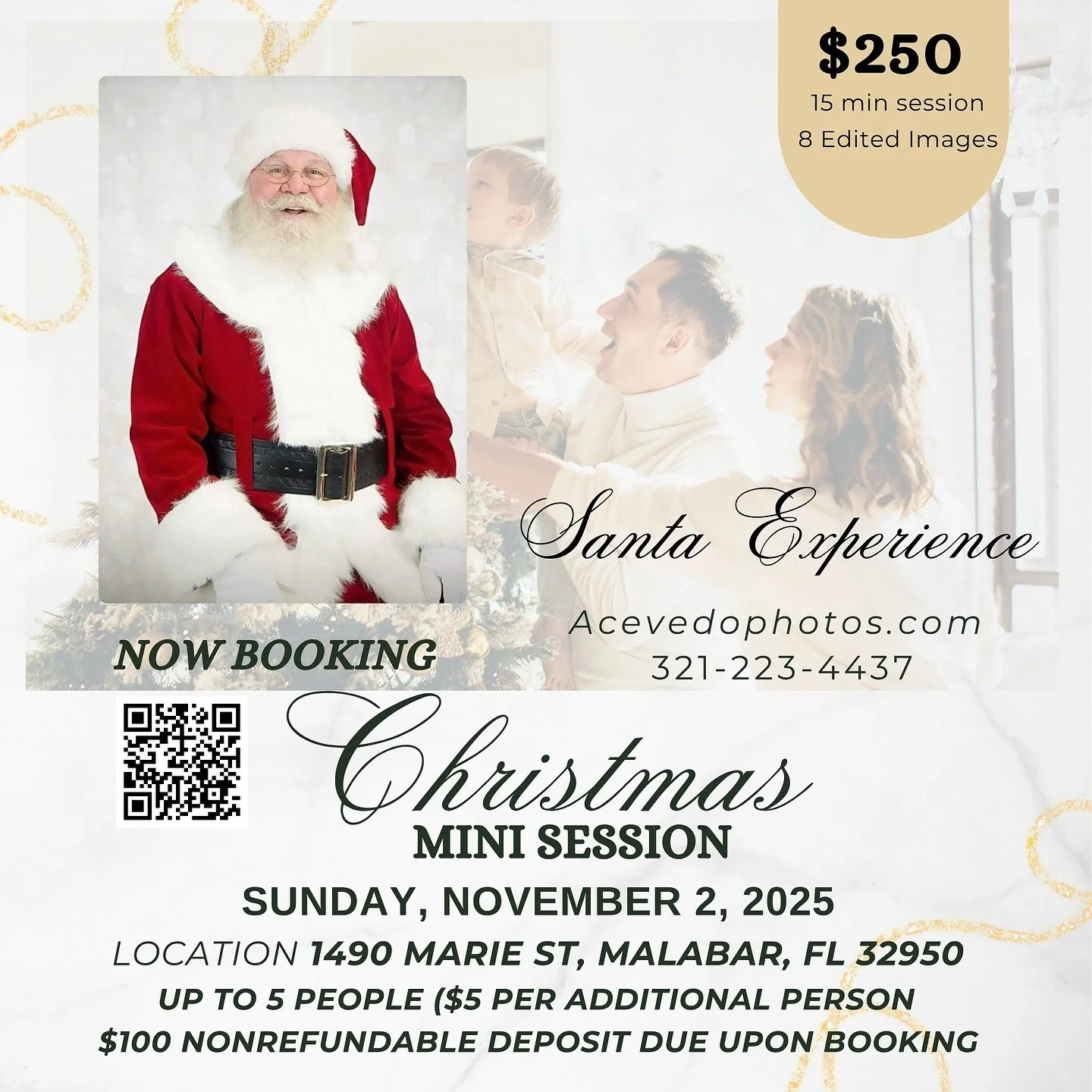 🎄 Christmas is Just Around the Corner! 🎄

We&rsquo;re thrilled to announce that holiday mini sessions are now open for booking &mdash; perfect families, couples, and children. This year, we&rsquo;re welcoming you to a beautifully styled space at Th