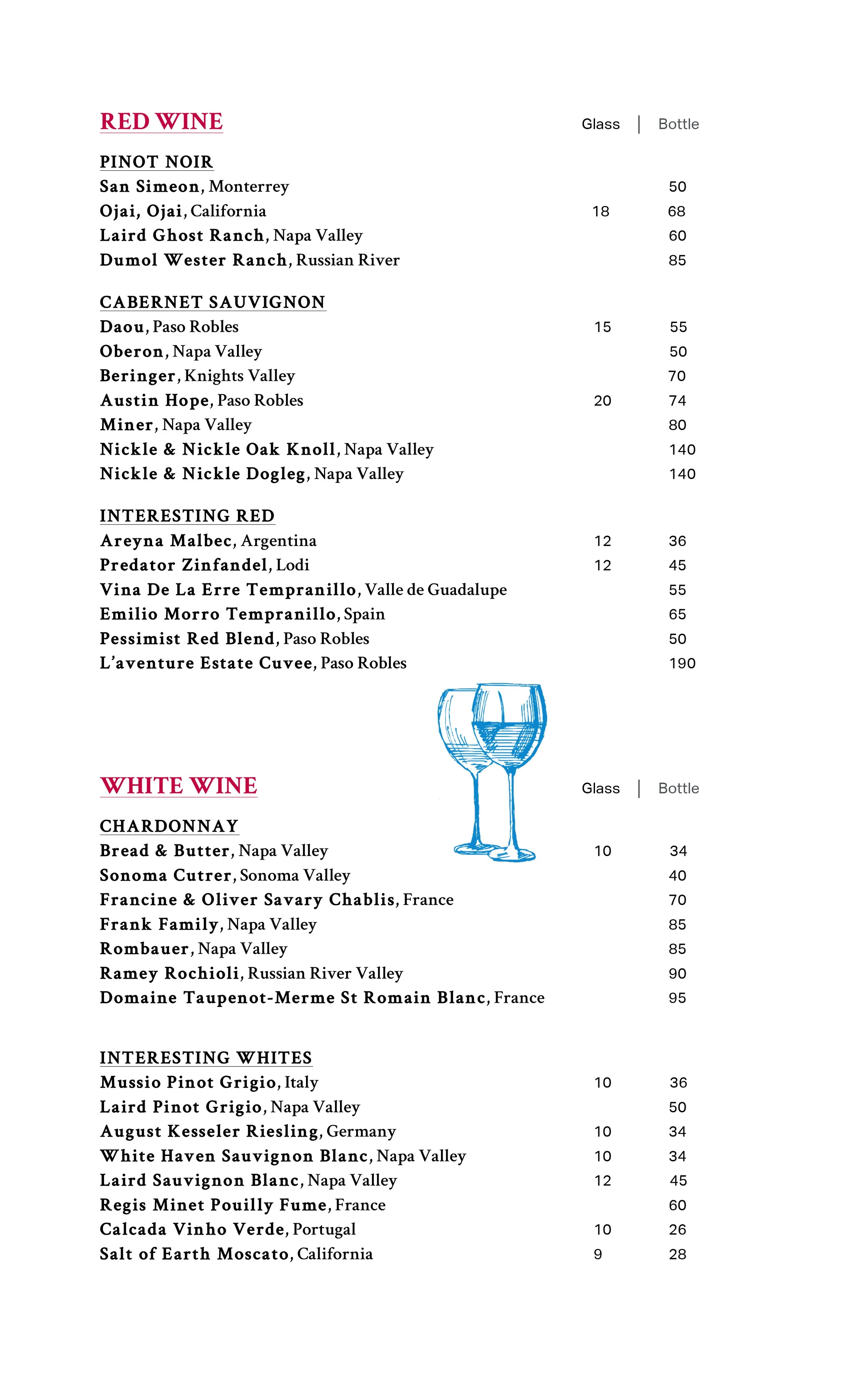 Drinks — LightHouse Oyster Bar & Grill