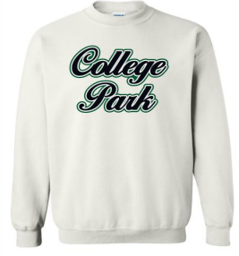 Champion Crewneck Sweatshirt (embroidered green/navy)