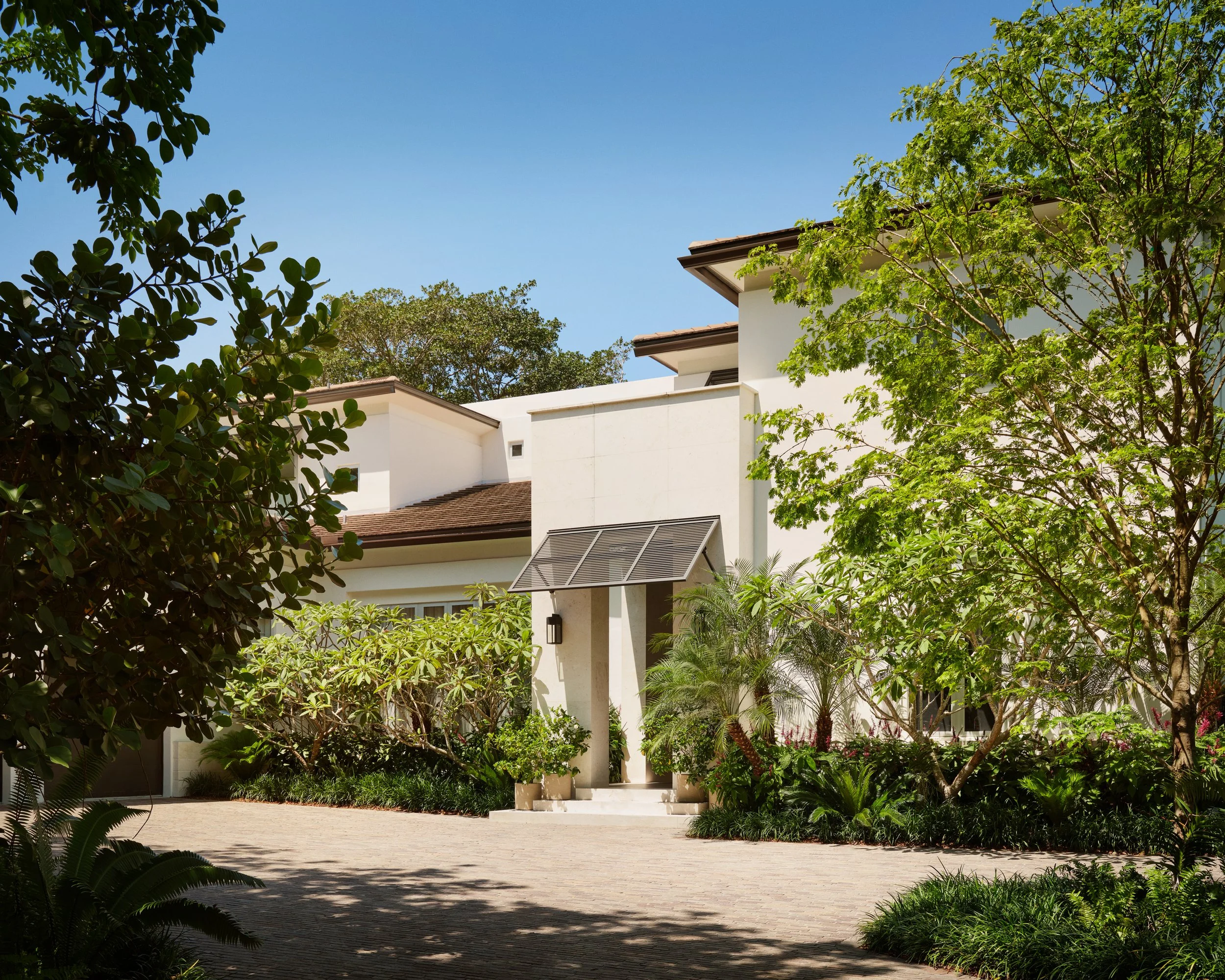 Outdoor view of the residence.