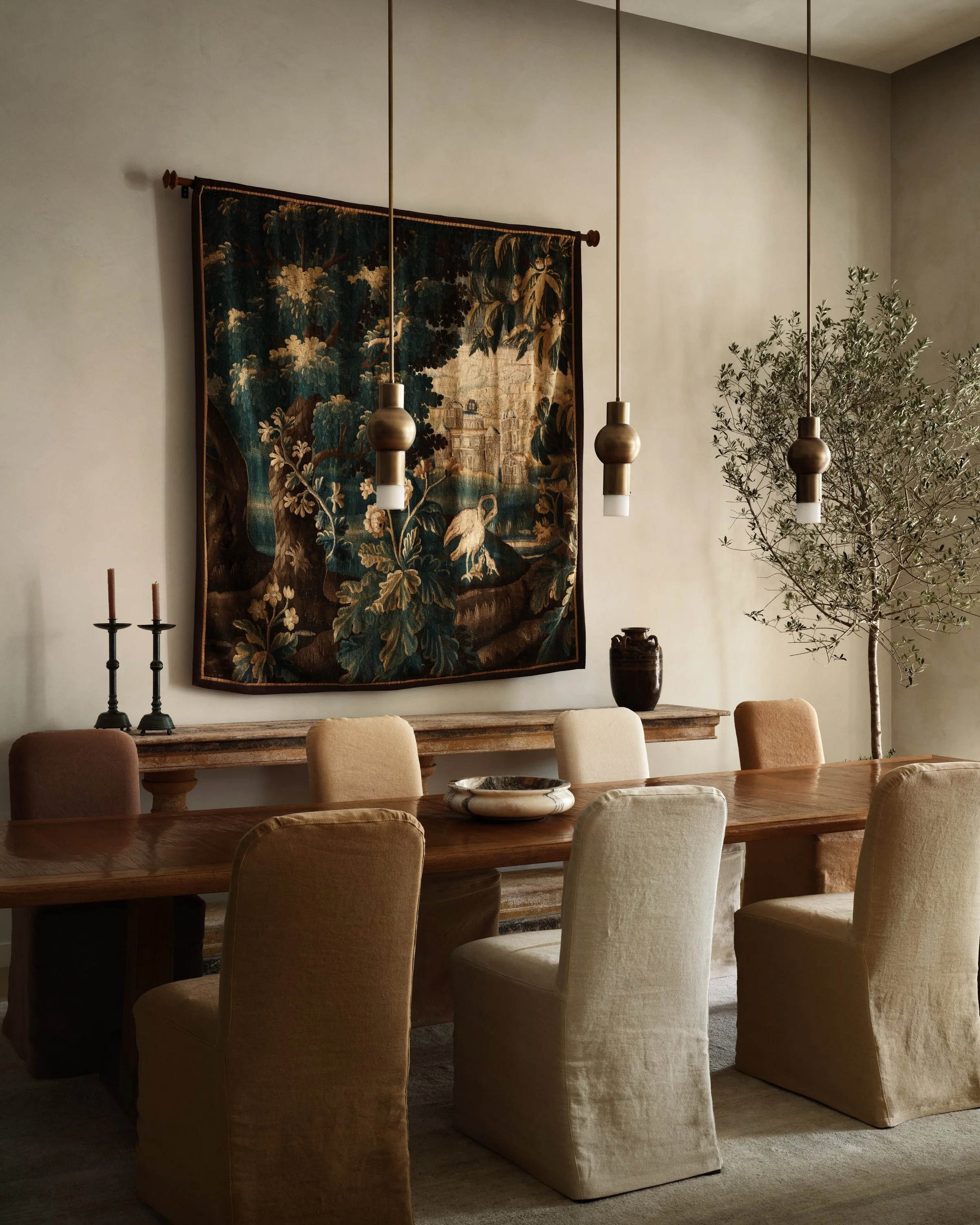 Dining room view from the Cocoplum Residence I project.