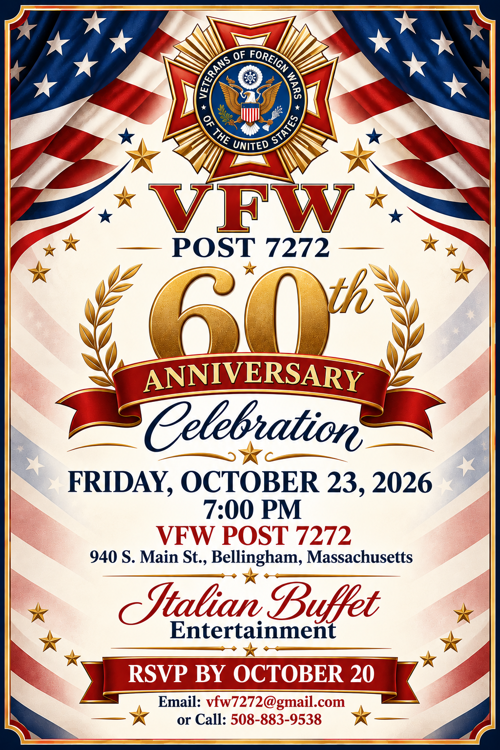 VFW Post 7272 60th Anniversary Celebration