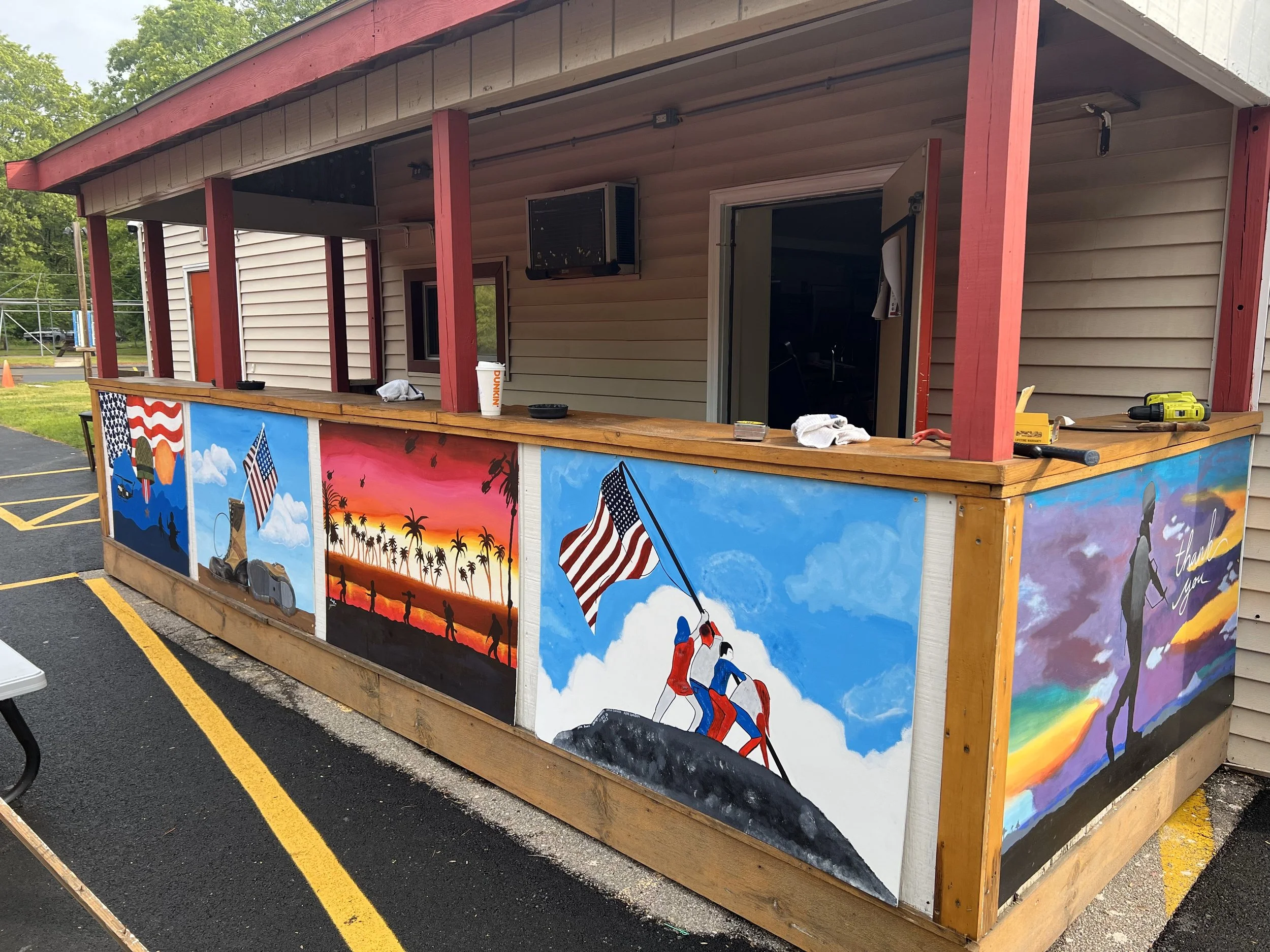 VFW Post 7272 Student Mural Artwork