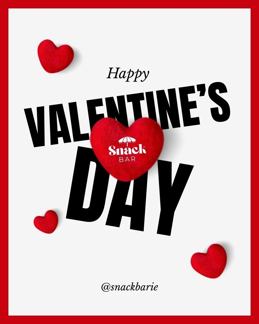 Happy Valentine&rsquo;s Day 💘

Today we&rsquo;re celebrating love in all its forms &mdash; the big moments, the small details, and the memories made together 🤍

At Snack Bar IE, we love being part of celebrations that bring people closer, because l