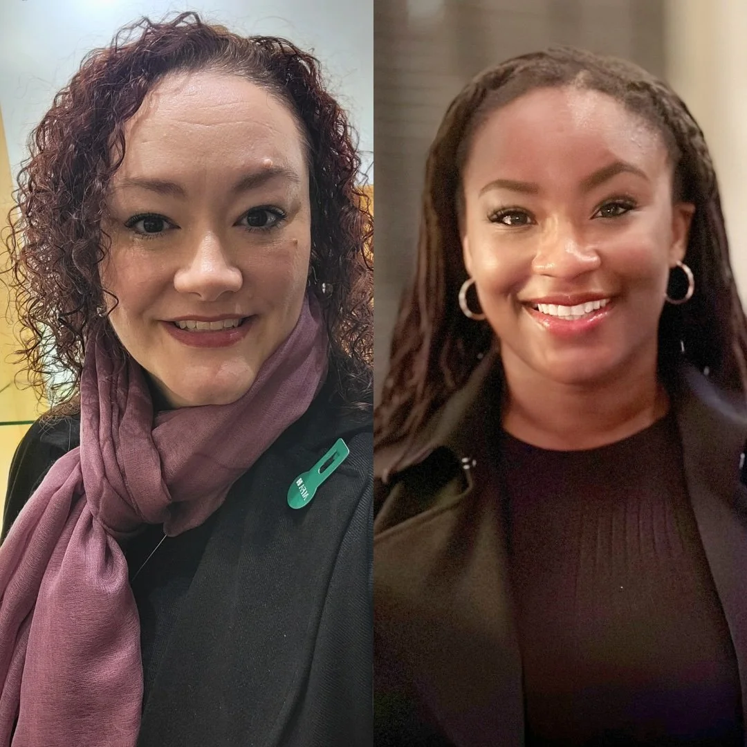 Nifé Esho and Erin Veronie, leaders of a Restore Houston Church discussion group