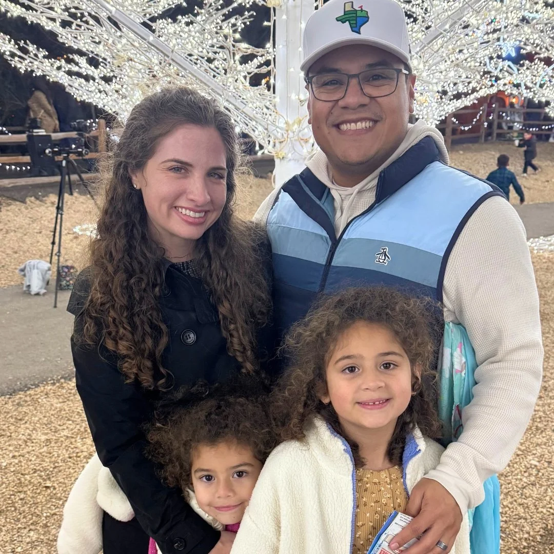 Nelson and Kristal Torres with their family, leaders of a Restore Houston Church meal group in Oak Forest