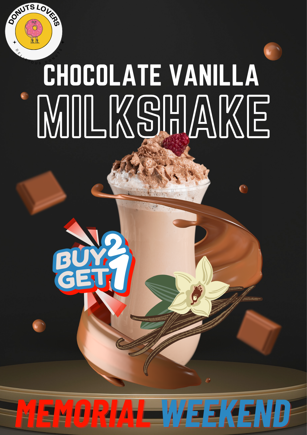 memorial weekend milkshake promo 