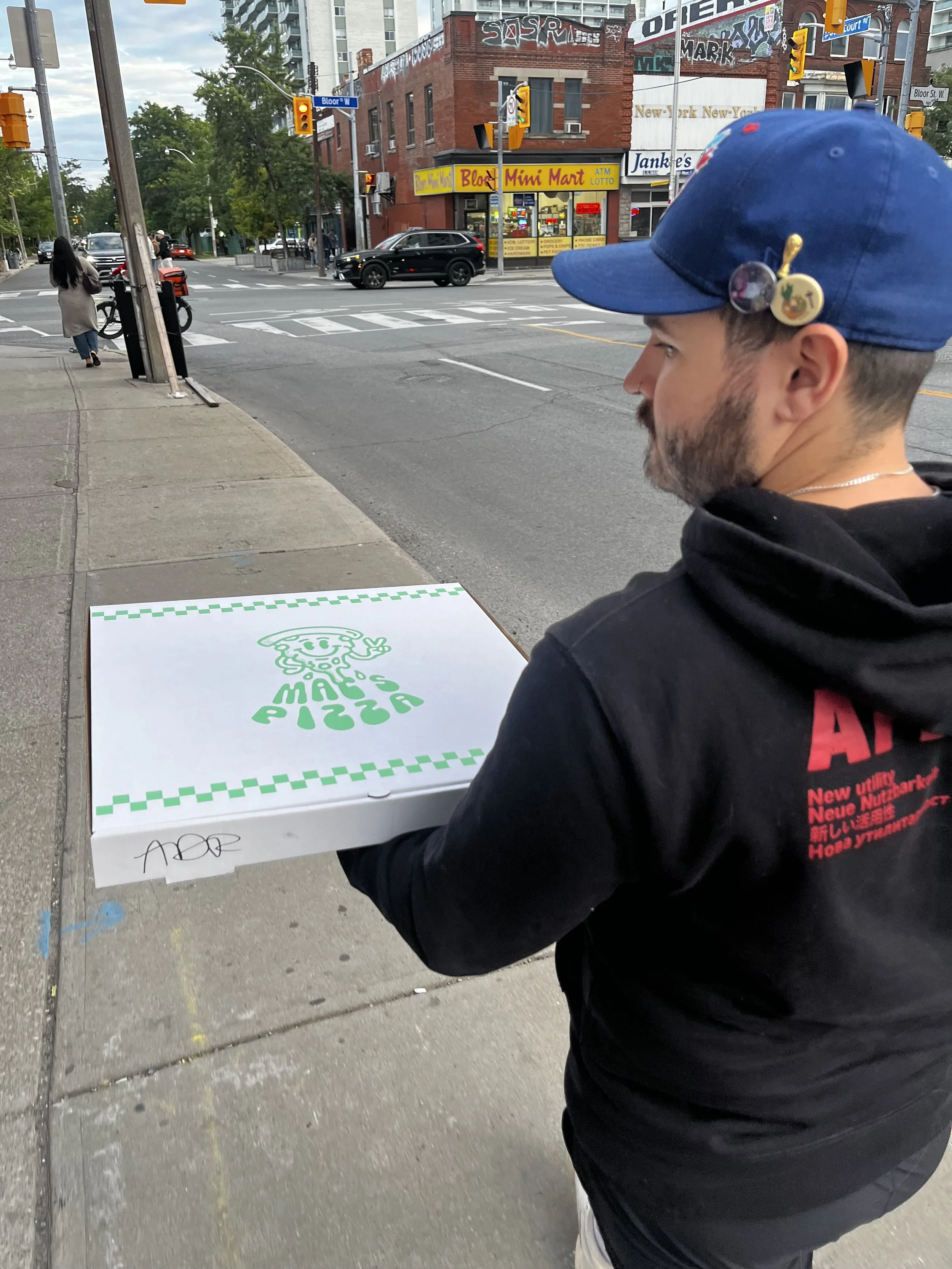 Grabbing one of the best pies in Toronto