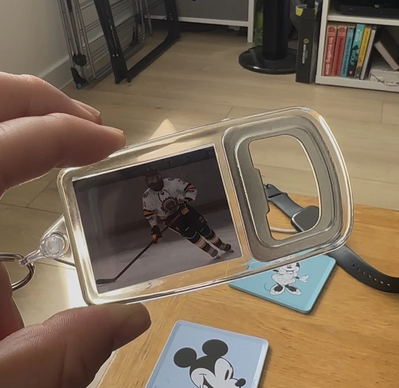 45 x 35mm Rectangular Image Bottle Opener Keyring