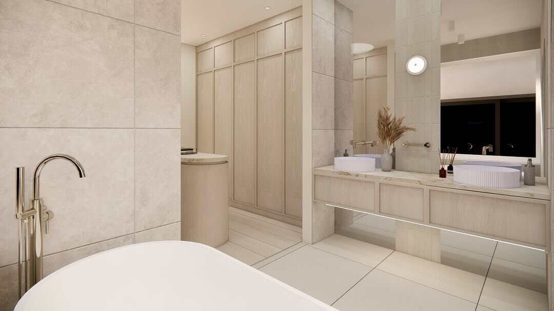 Casa Nicholson / A light filled master ensuite, paired with light timber and soft stones&hellip; 

Coming Soon