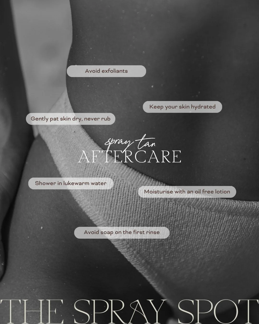 Aftercare tips for the best, even tan 🤎