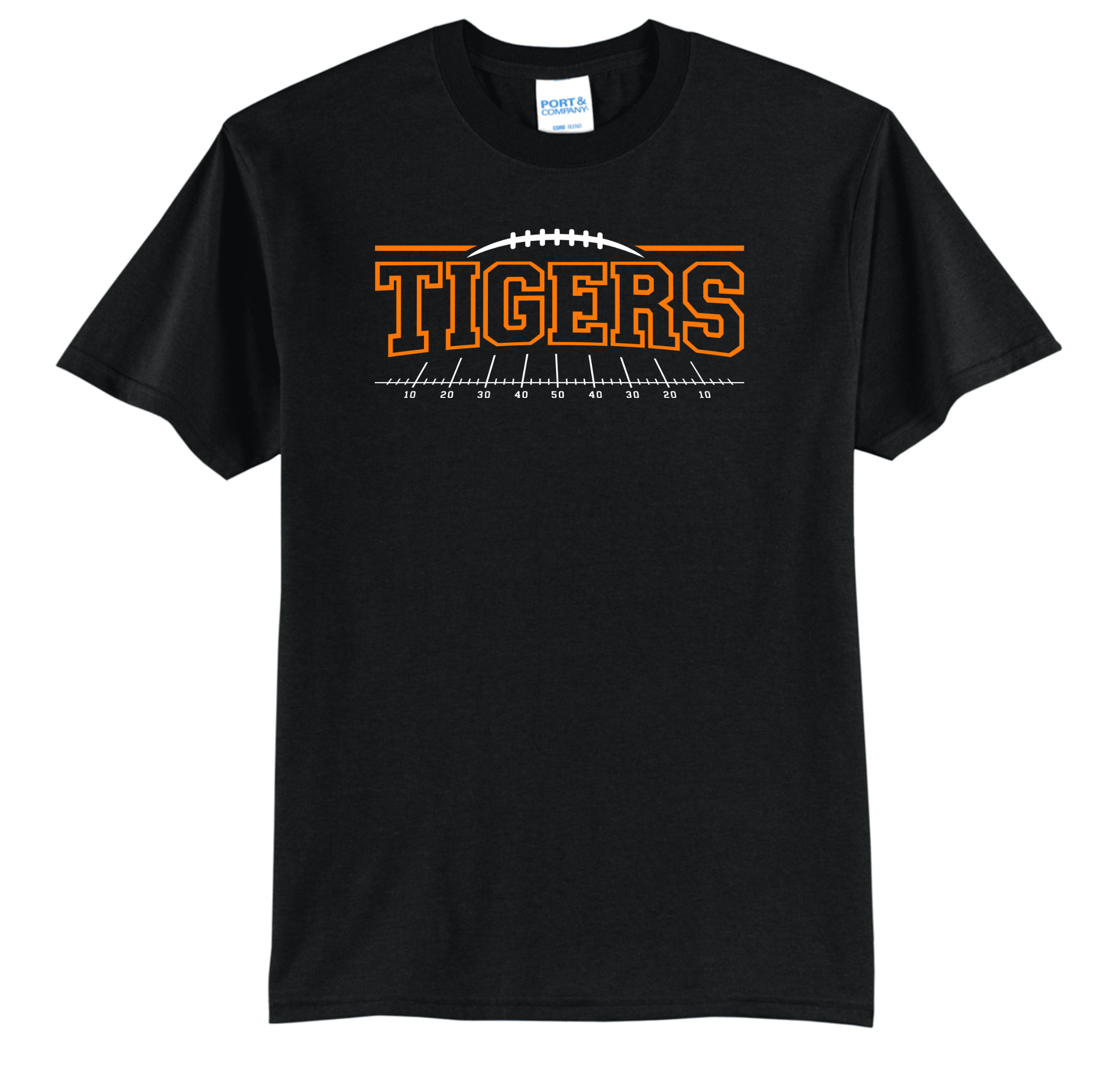 Tiger Football Grid Lines