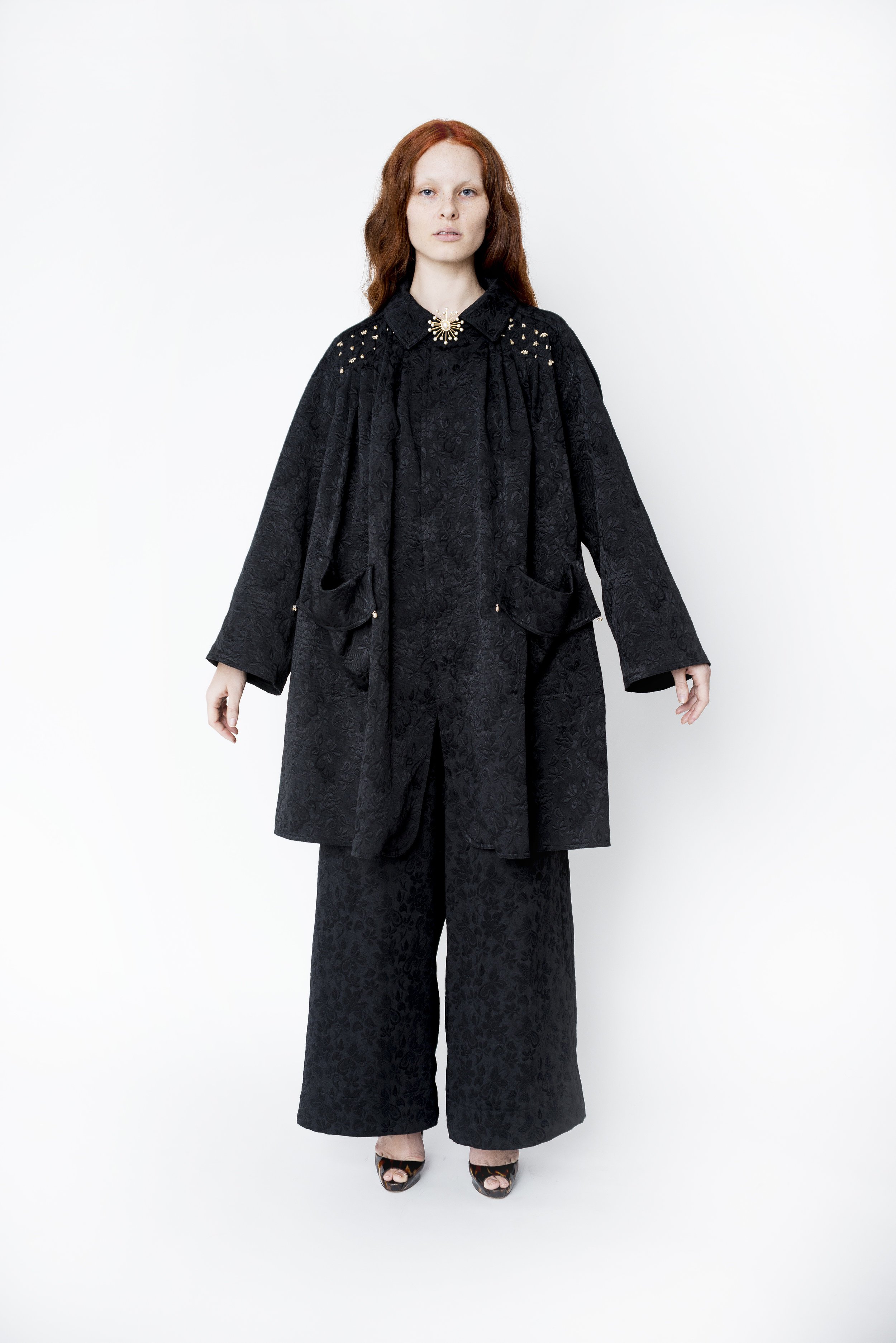 Épernon Brocade Tent Coat