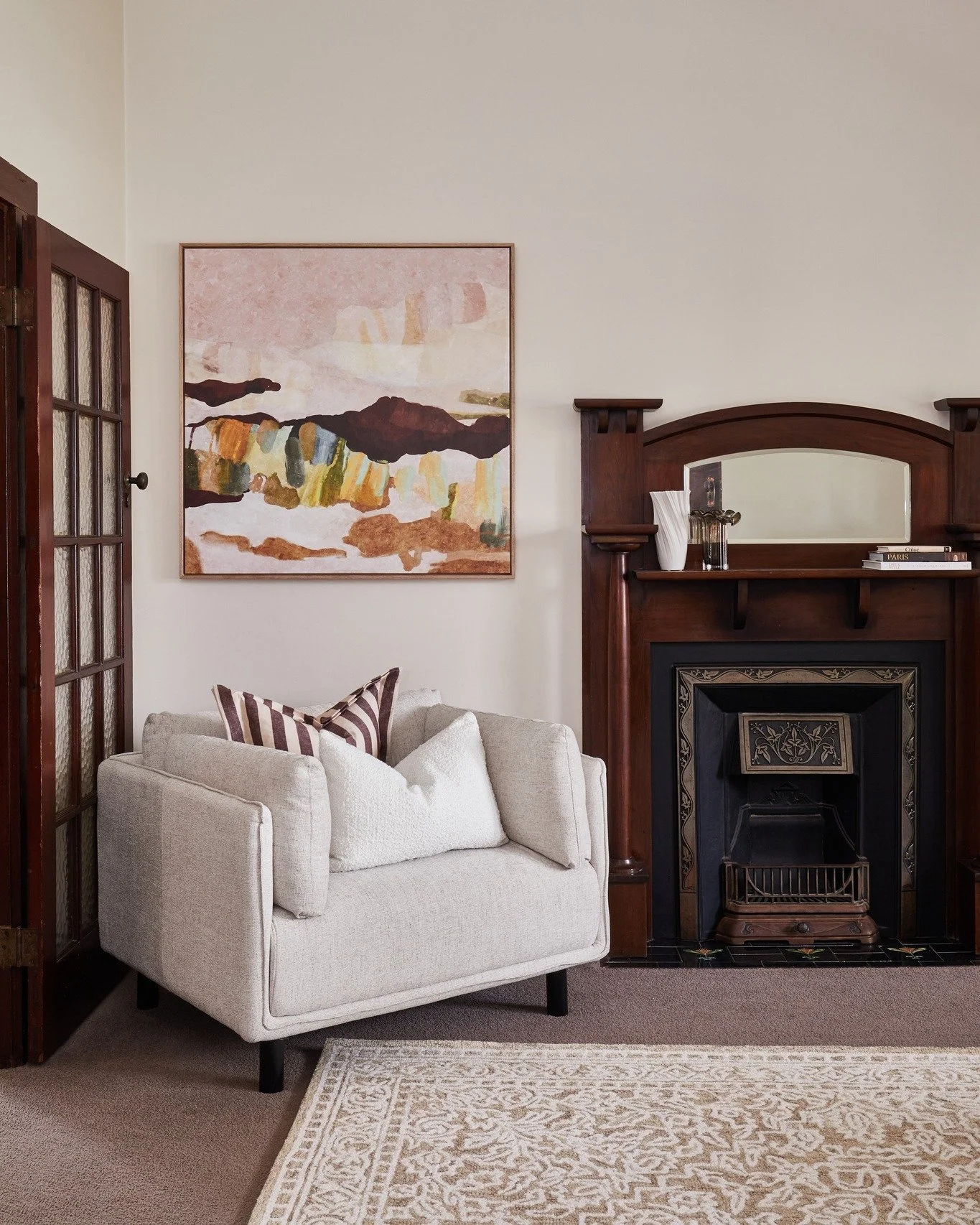 A moment for this 1920s beauty 🤎
Thoughtful styling was used to enhance the home&rsquo;s classic period features, allowing its character to shine while creating a warm, inviting feel for buyers.
With 75 groups through during the campaign, it&rsquo;s