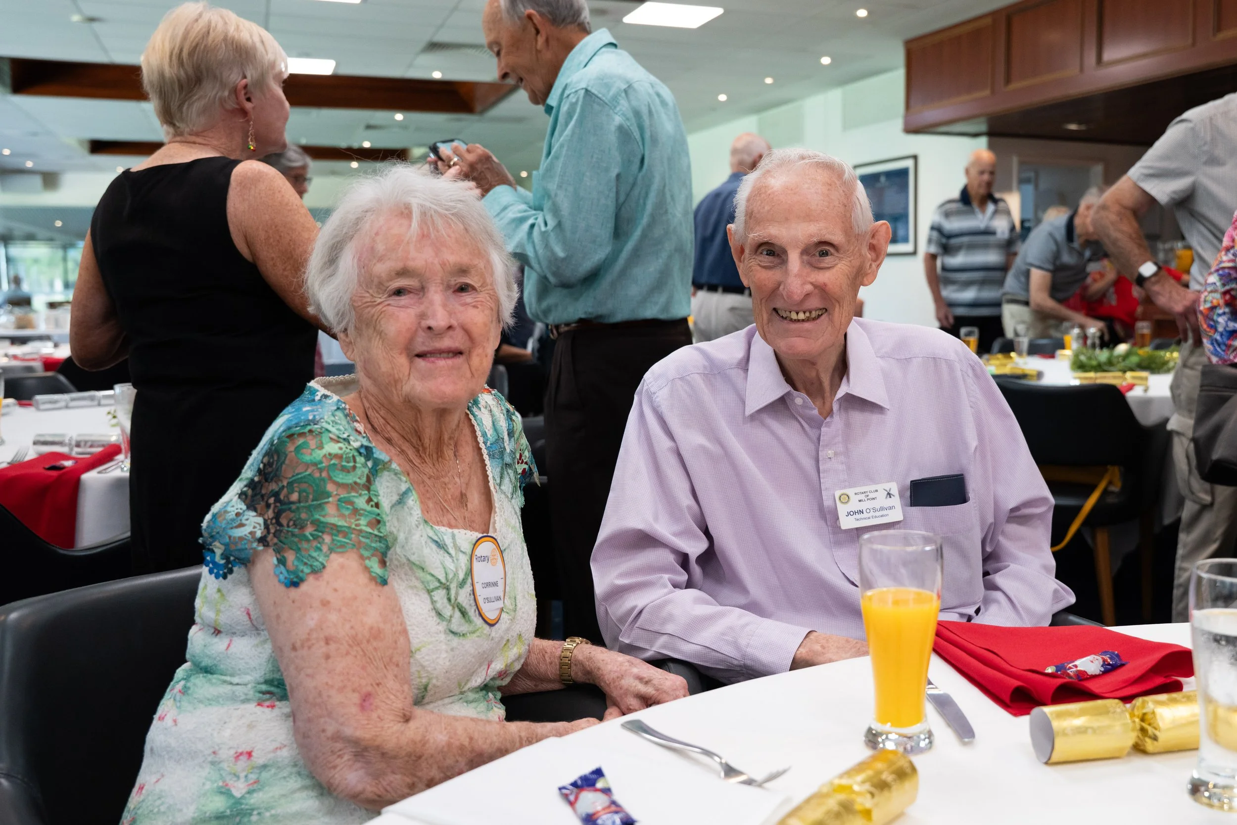 Corrine O'Sullivan partner of John O'Sullivan  came to celebrate with us.