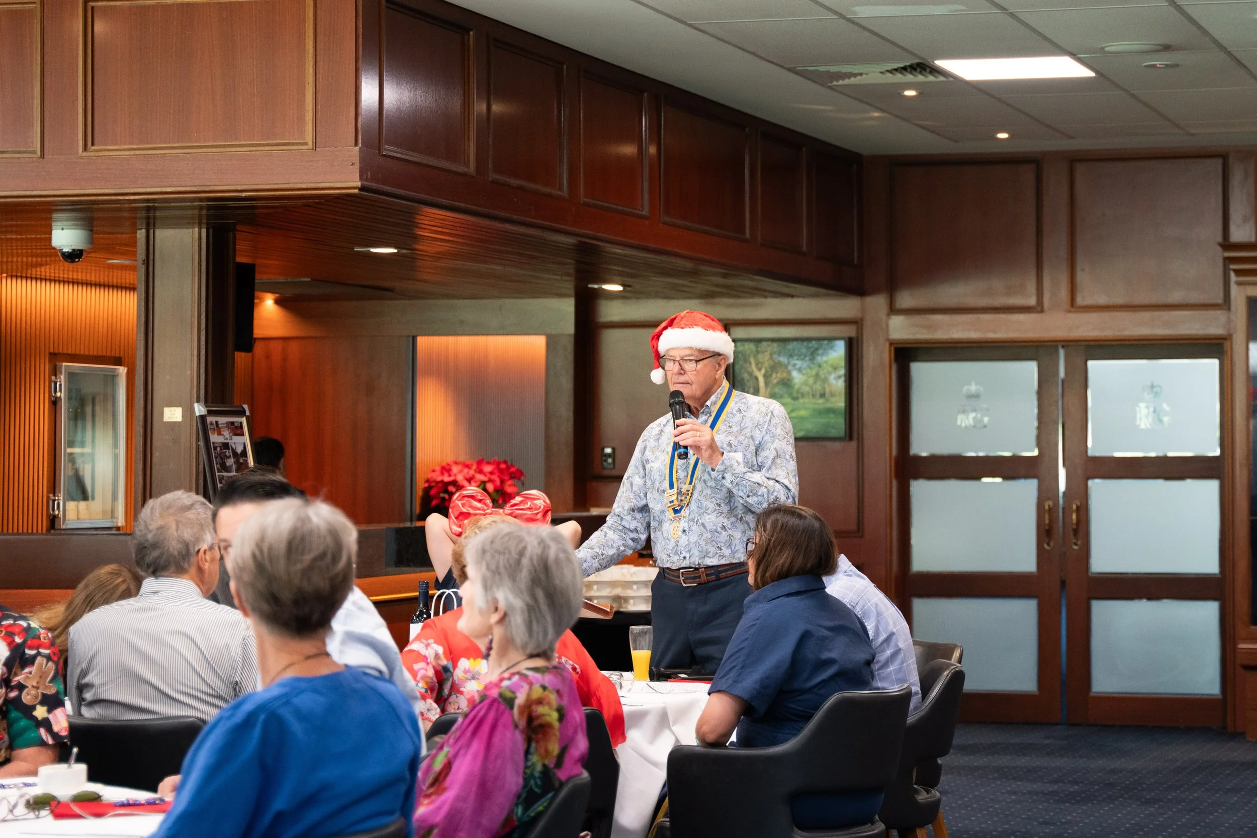 P2 (AKA Co-President David Rowell) ensuring we are all having a good time!