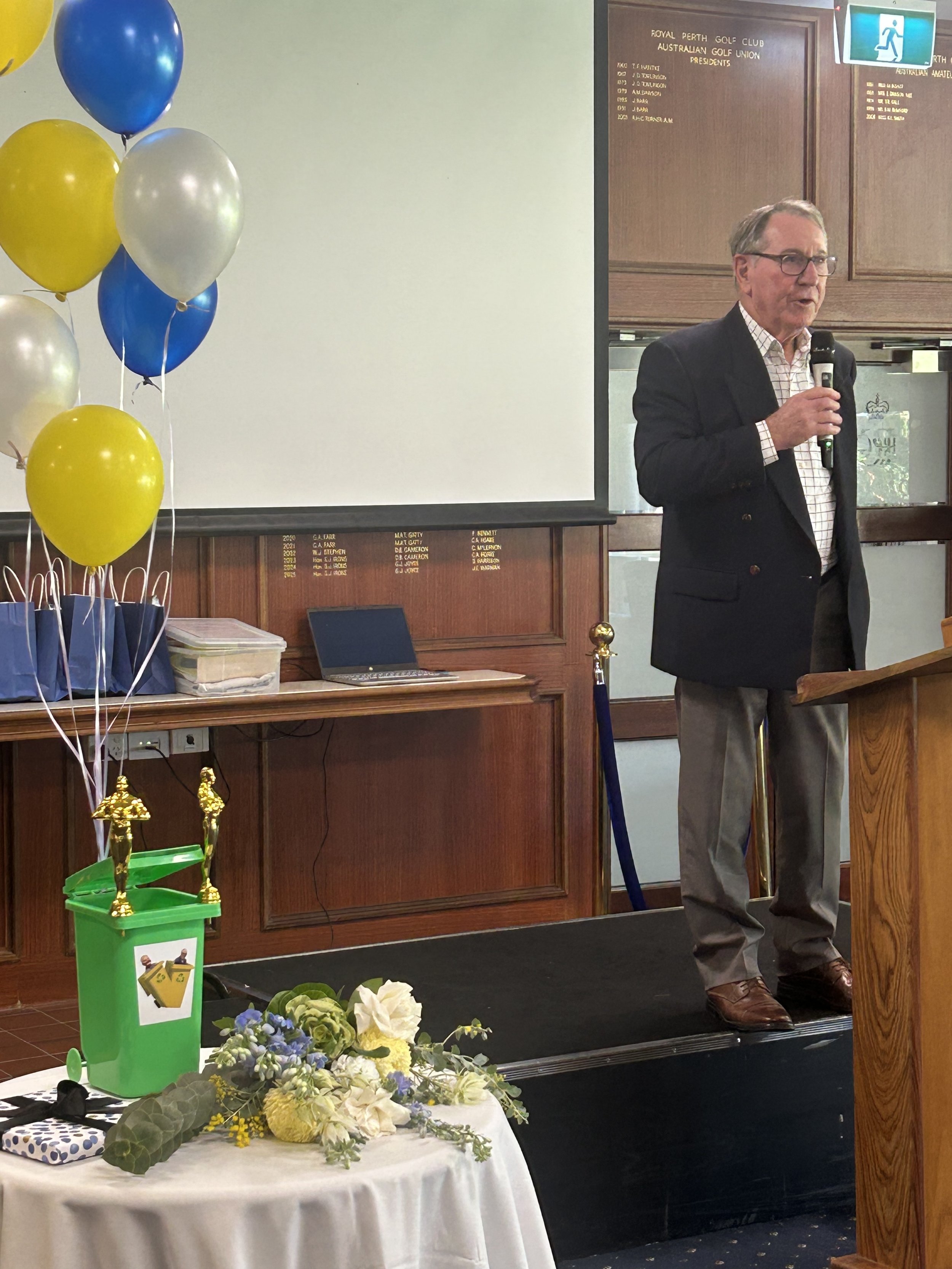 Rob Hubbard responded to Partners toast