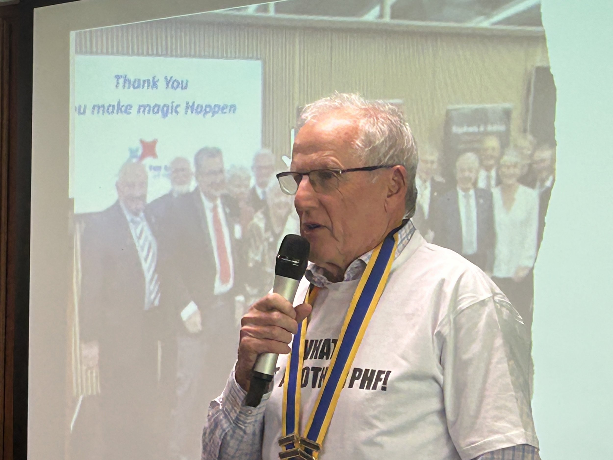 Incoming co-President Gerry McGann