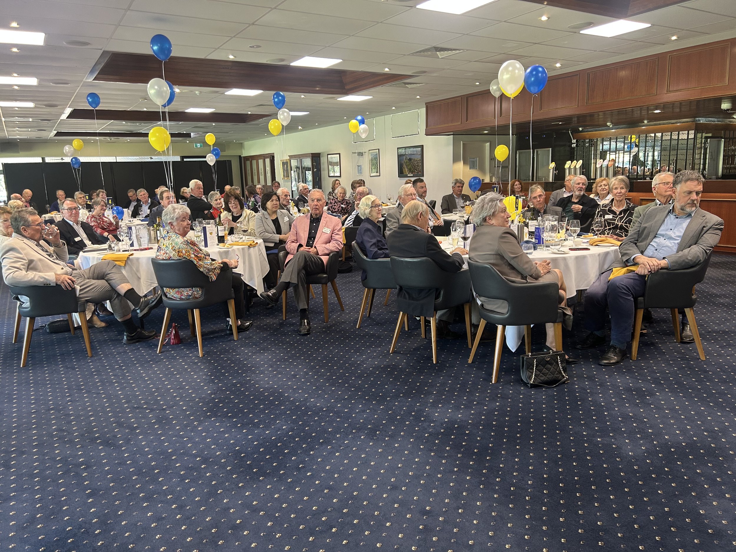 Some of our members listening enthralled.