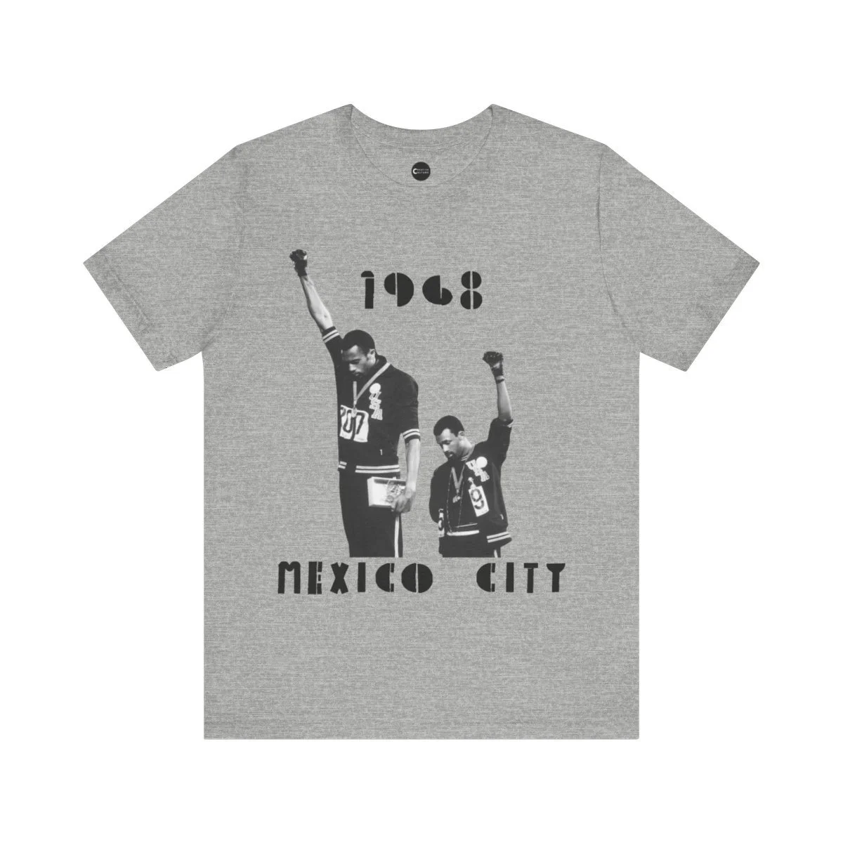 "1968 Mexico City" Unisex Short Sleeve Slim Fit Tee