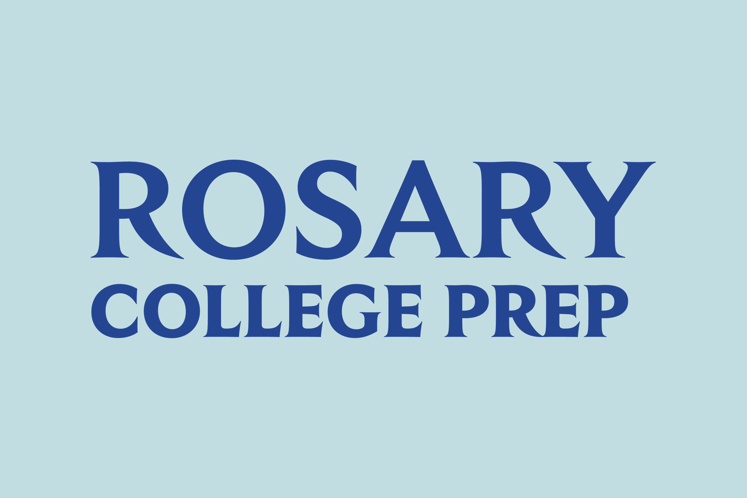 Rosary College Prep wordmark.