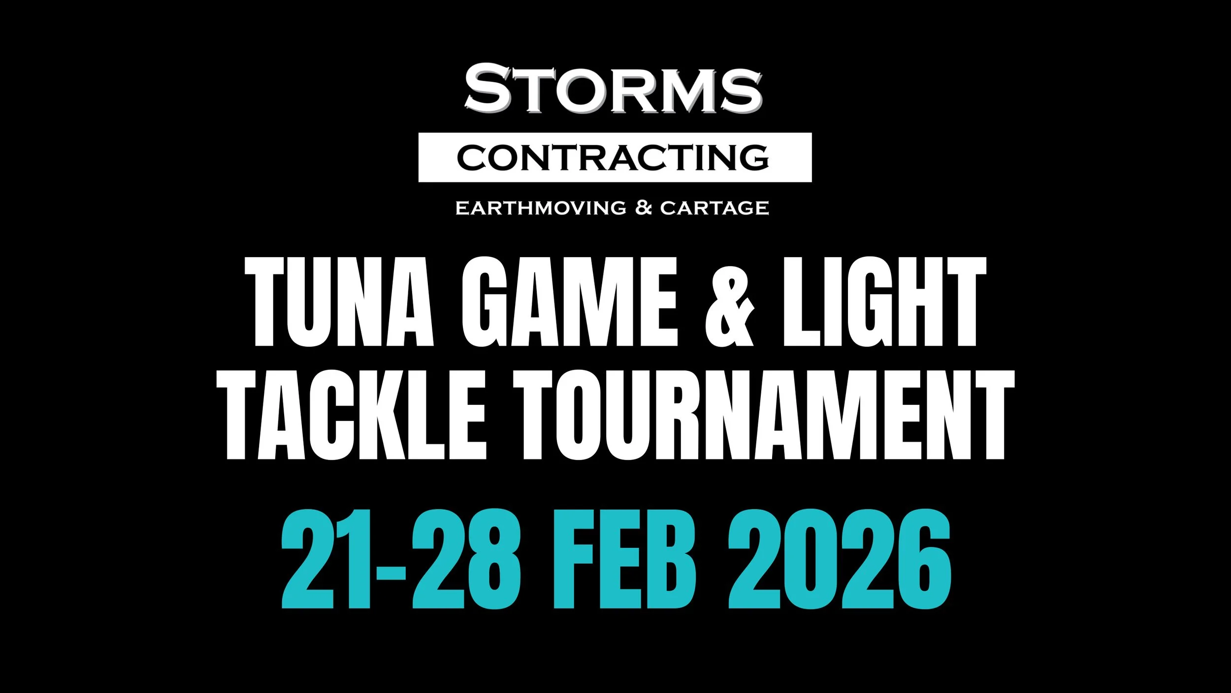 Storm's Tuna Game & Light Tackle Tournament 2026