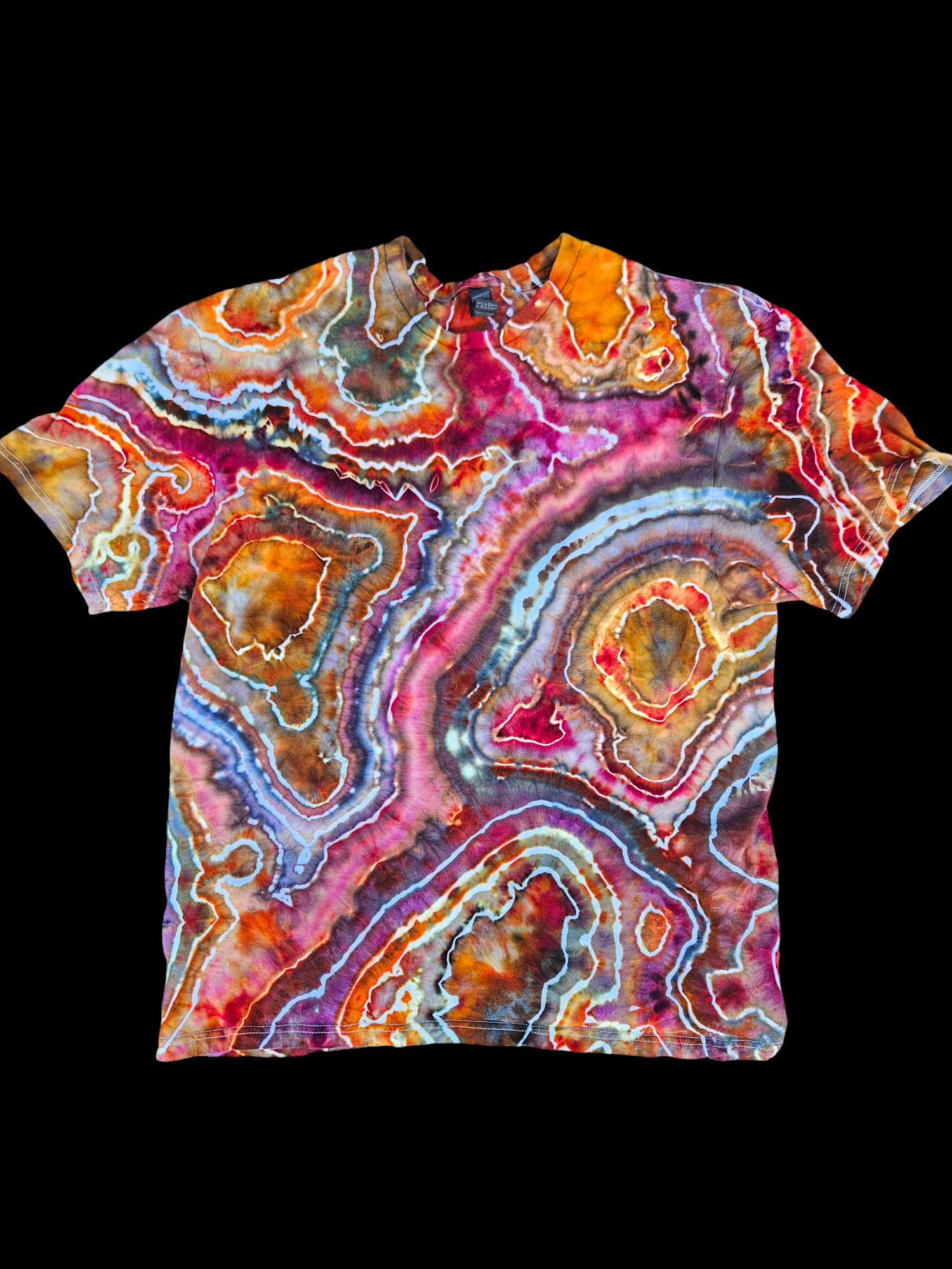 Lavaflow Orange Geode Tide Tshirt