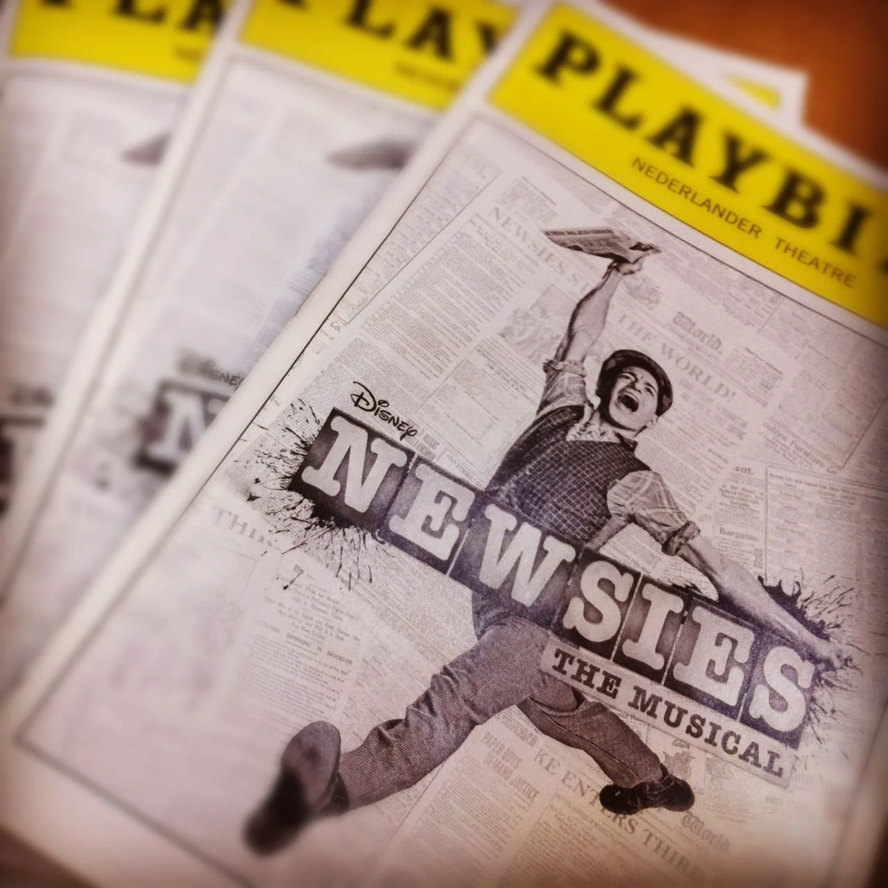 newsies playbill