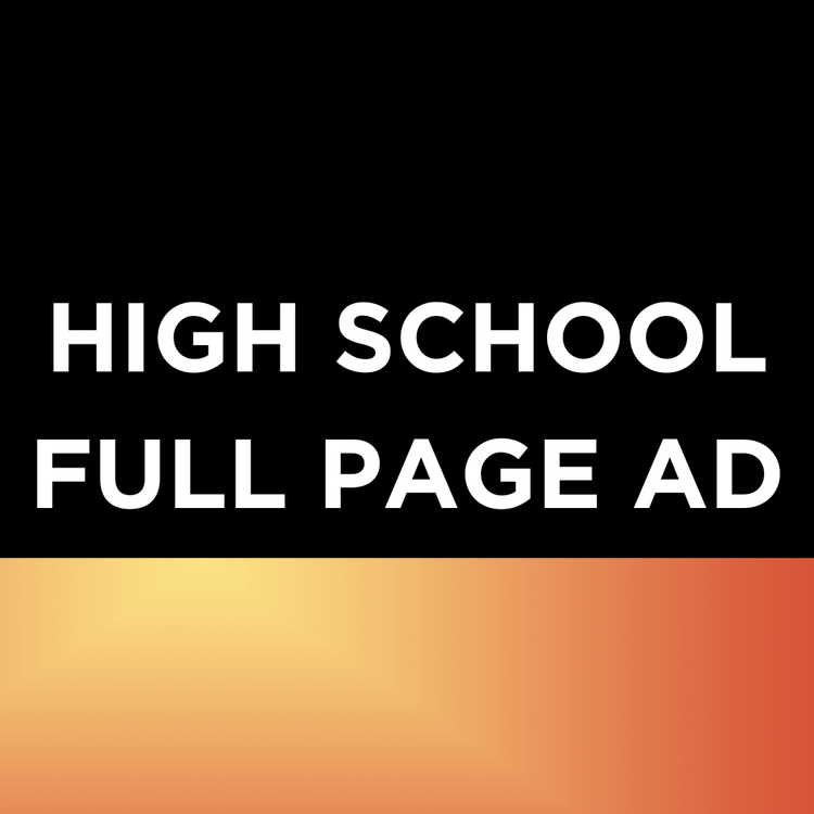 2026 HIGH SCHOOL Full Page Ad