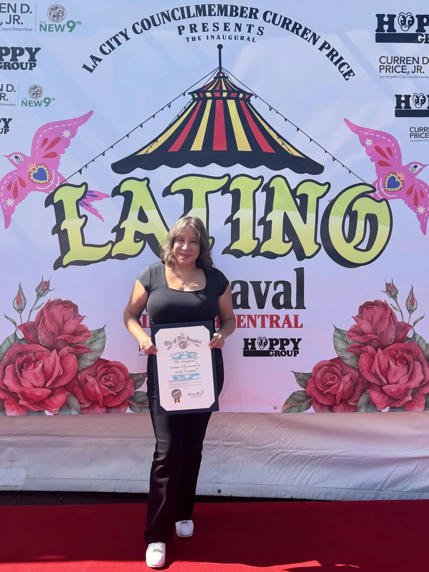 To be recognized by the City of Los Angeles during the first ever @latinocarnaval on National Hispanic Heritage Month, feels like a dream rooted in purpose. 🥹

As a proud first gen Mexican-American, daughter of immigrants, my purpose has always been