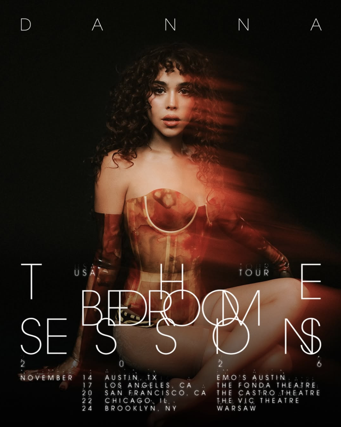 Danna Invites Her Fans Into Her World With “The Bedroom Sessions U.S Tour”