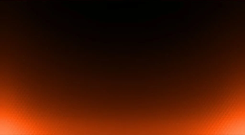 Texture d'arrière-plan avec un dégradé fluide allant du noir profond au rouge orangé chaleureux, créant un contraste premium pour la section des tarifs.