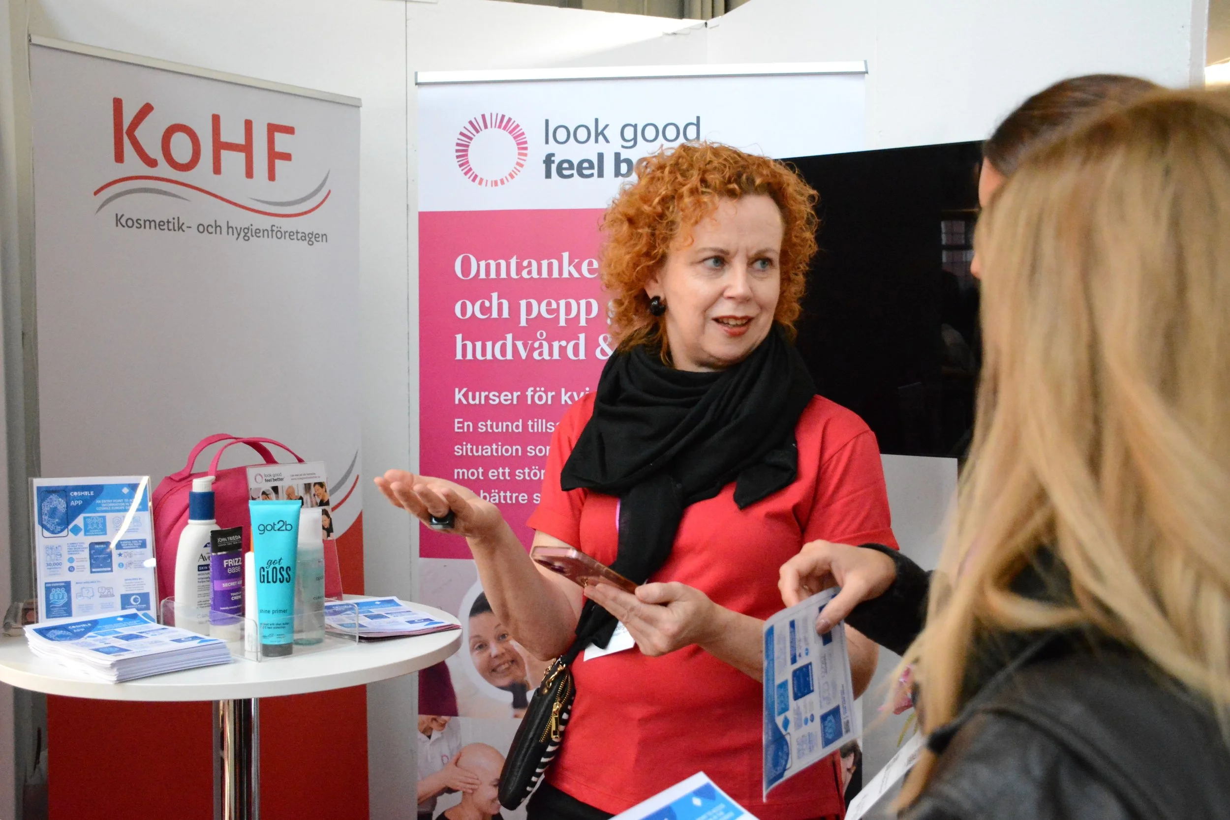 KoHF och Look Good Feel Better på&nbsp;&nbsp;Hud &amp; Kosmetik-mässan