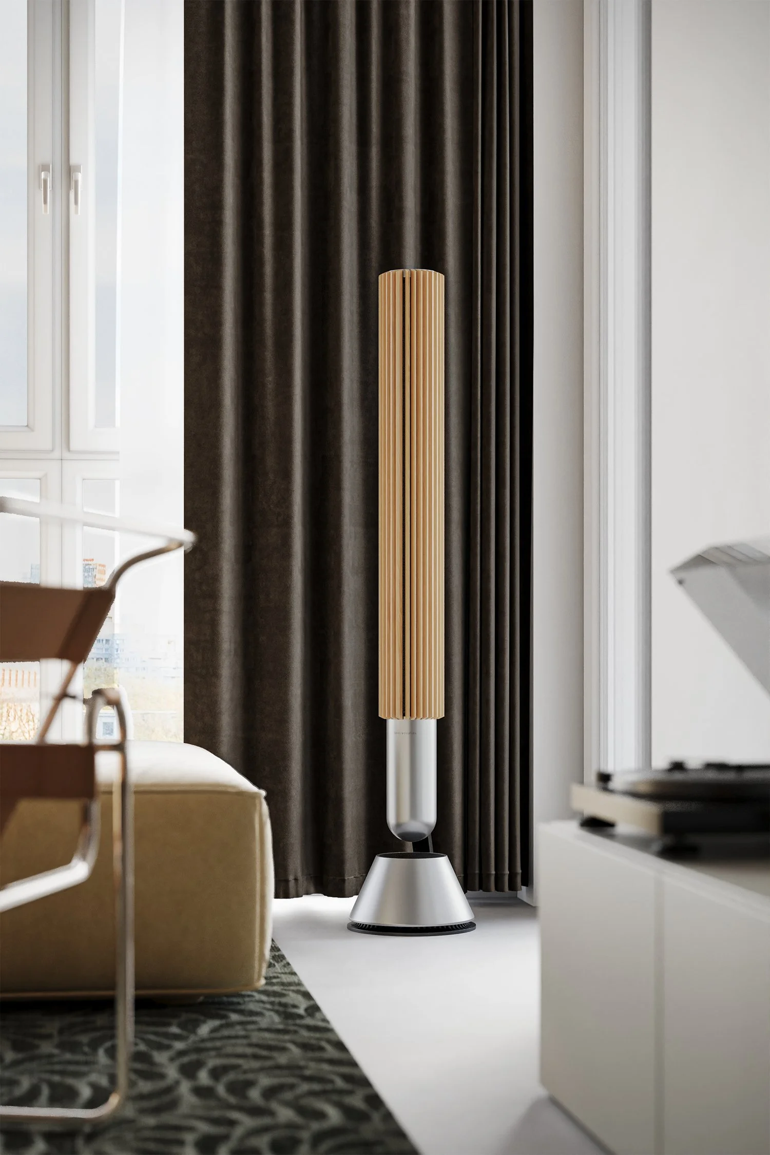 Projekt wnętrza w stylu minimalistycznym - biel, drewno. EMTE studio Bydgoszcz