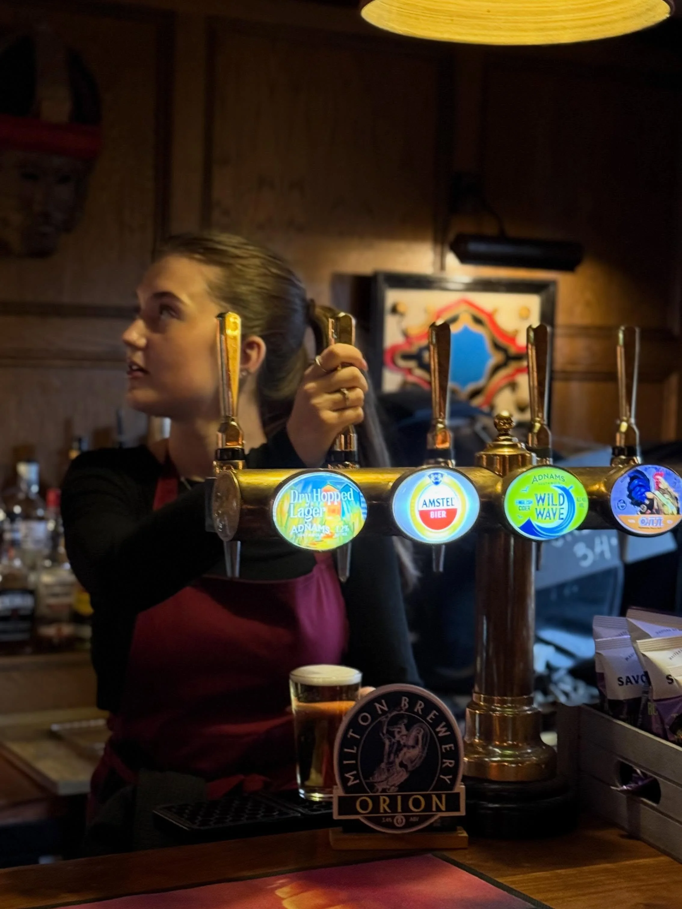 Why not pop in for a locally produced ale? 🍺 From crisp hop bitterness to rich, roasted malt flavours, we proudly showcase a different style every week, giving you the perfect excuse to try something new✨
 
#RealAle #CraftBeer #LocalAle #beerofthewe