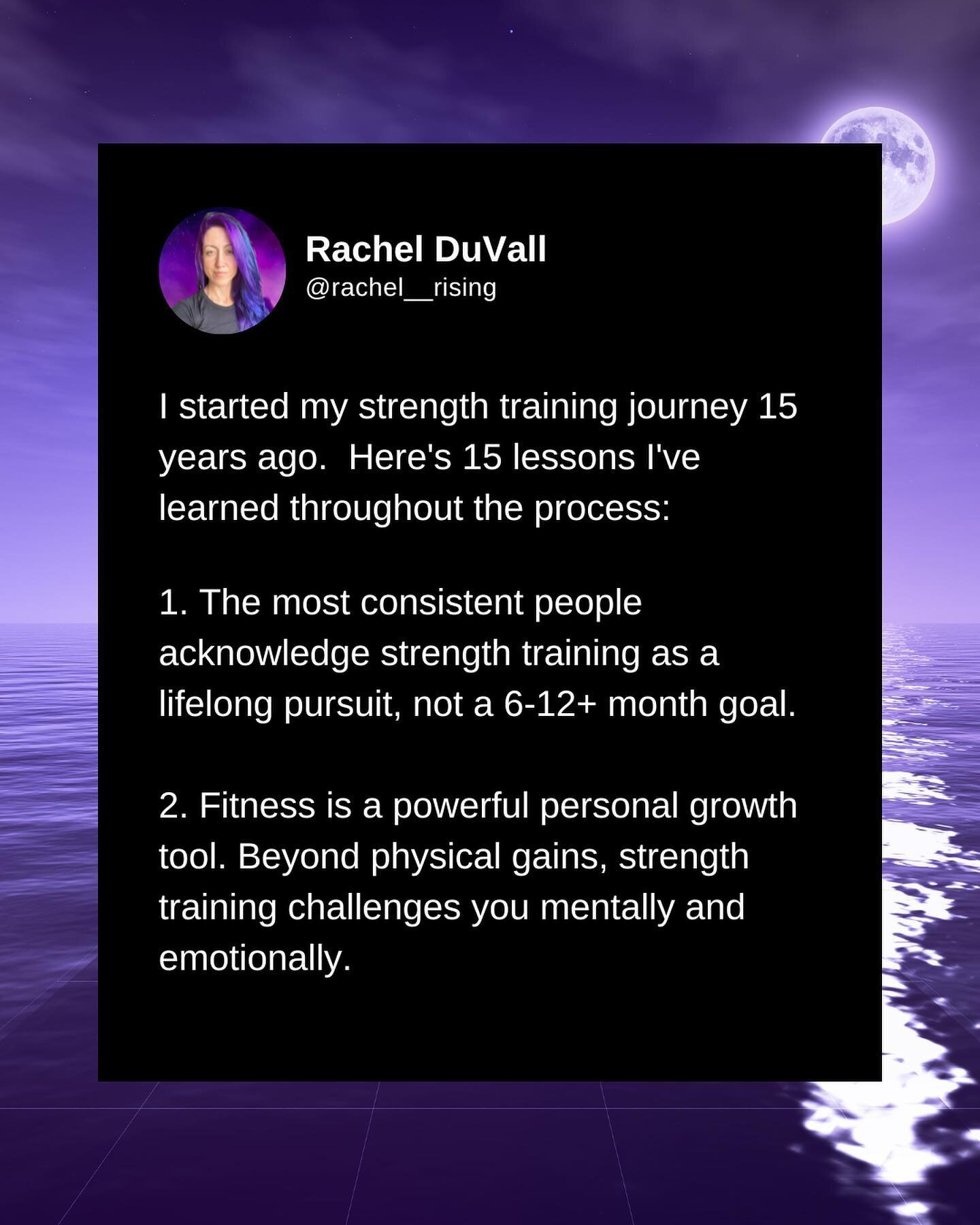 15 years, 15 lessons.  What would you add?

#strongismyfavoritefeeling #resilient #strongerthanbefore #fitness #health #workout #motivation #healthy #fit #exercise #nutrition #gym #training #weightloss #wellness #monmouthcountyfitness #mobilitytraini