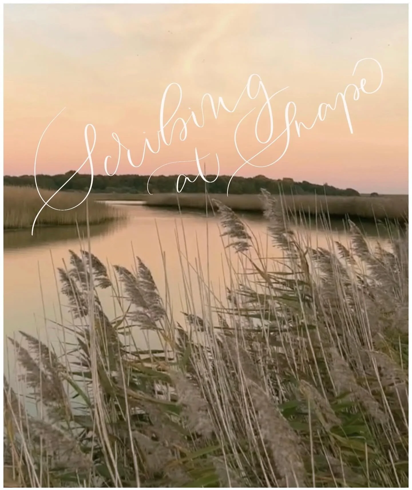 Very excited to be back scribing at the Christmas Shopping Day @snapemaltings this coming Thursday 20th November. I will be personalising gift tags for presents or placement from 10am until 4pm. Snape is always the loveliest place to soak up the Chri