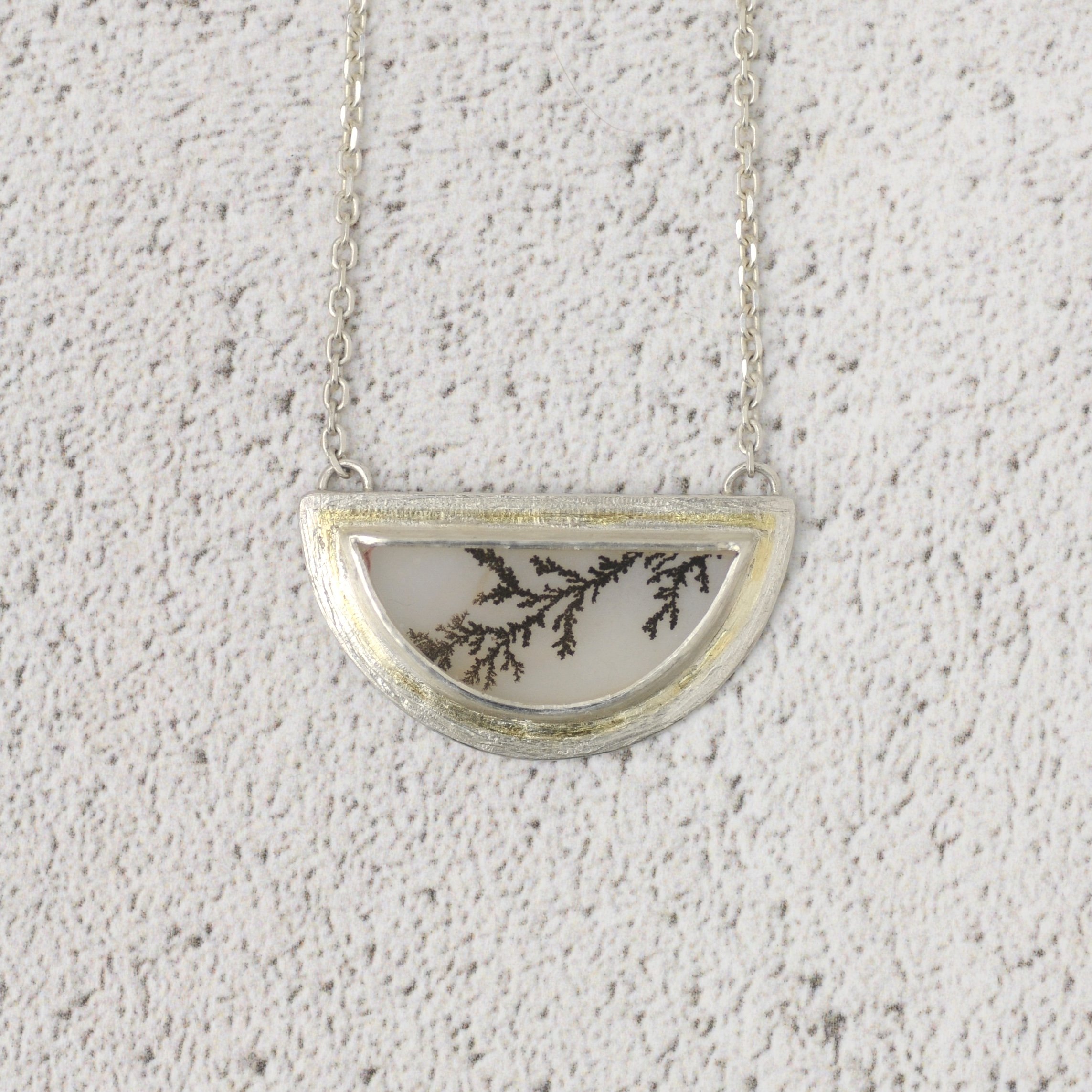 Dendritic Agate Pendant