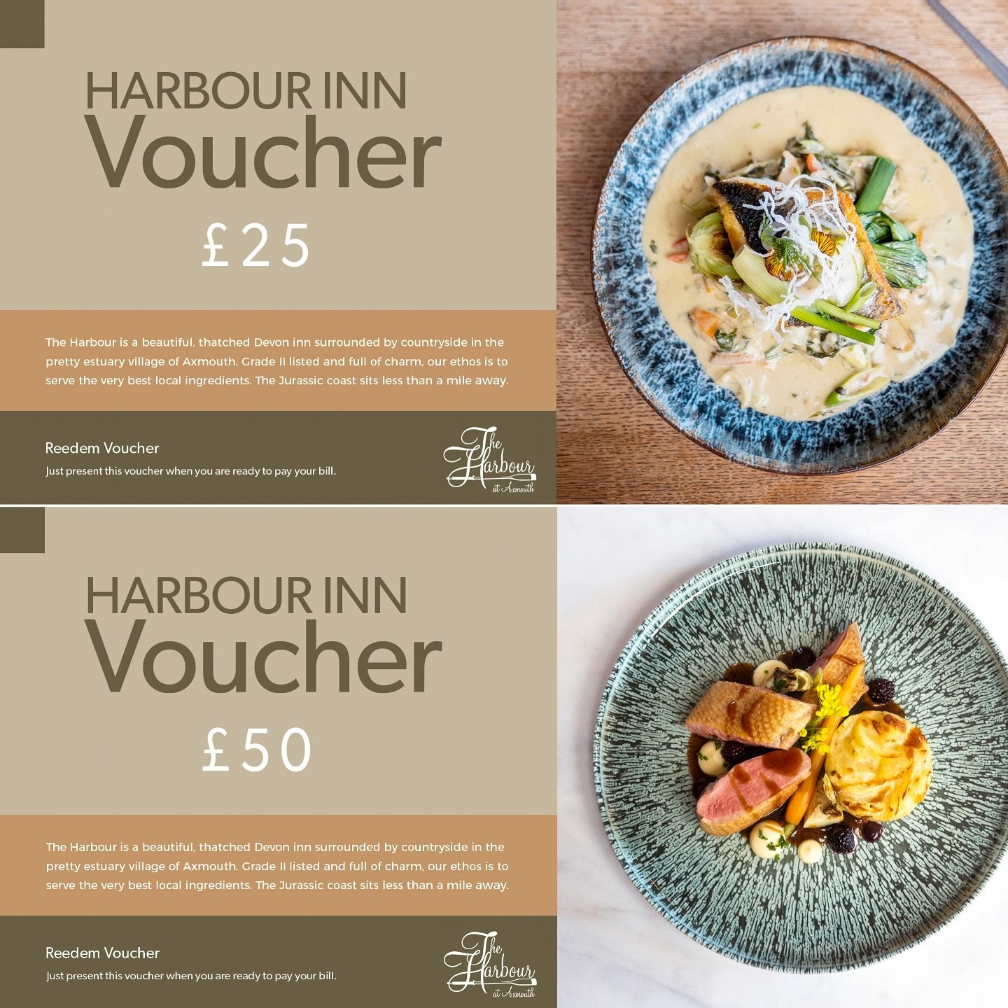 Need a tasty pressie?! If you fancy a Harbour Inn gift voucher (or two!) and would like them dispatched, please order online by midday tomorrow so we can catch Royal Mail&rsquo;s last recommended postage date. (The link is in our bio). Better yet, dr