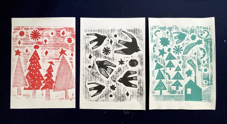 The Christmas Collagraph
