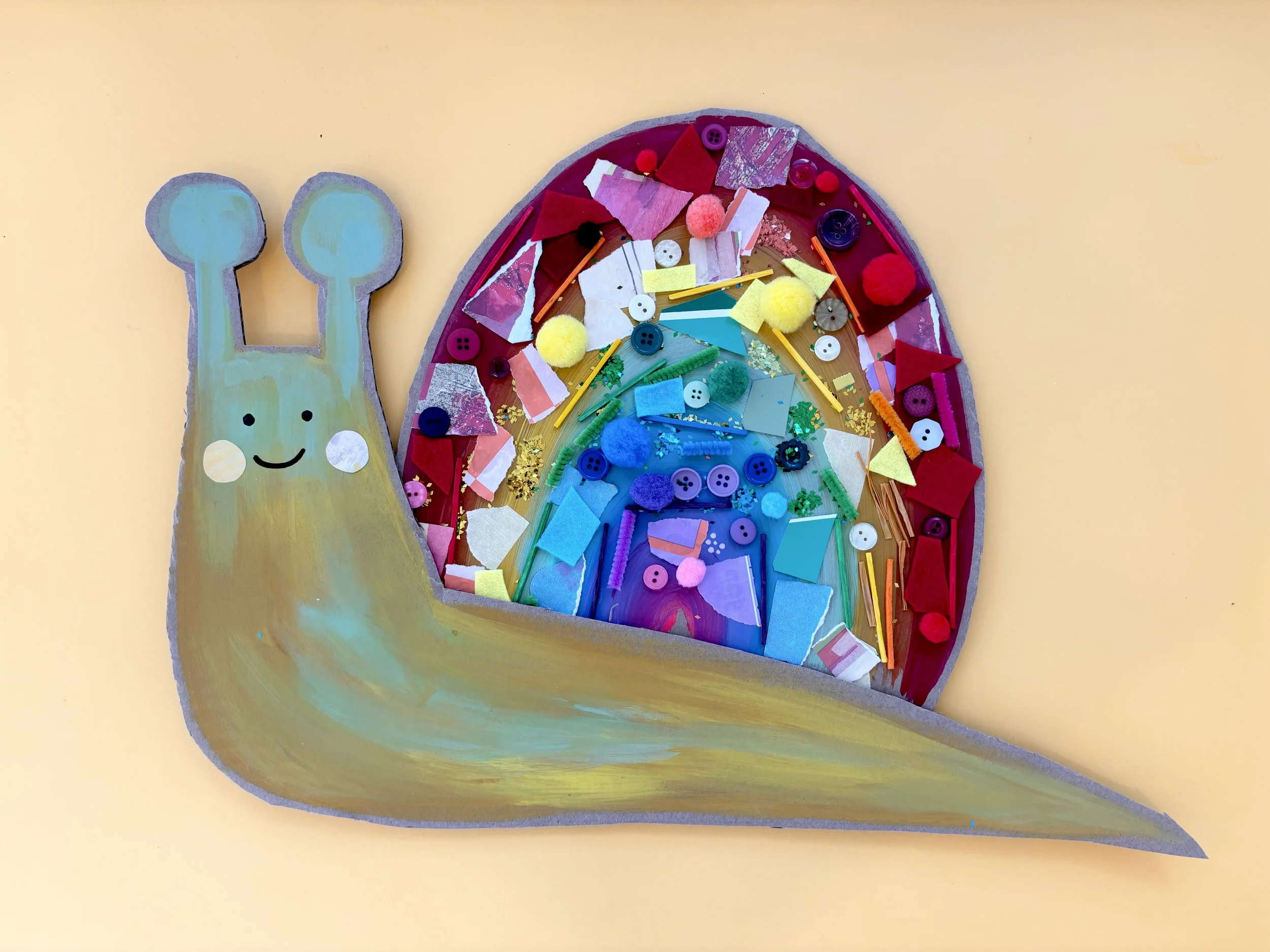The Mixed Media Snail