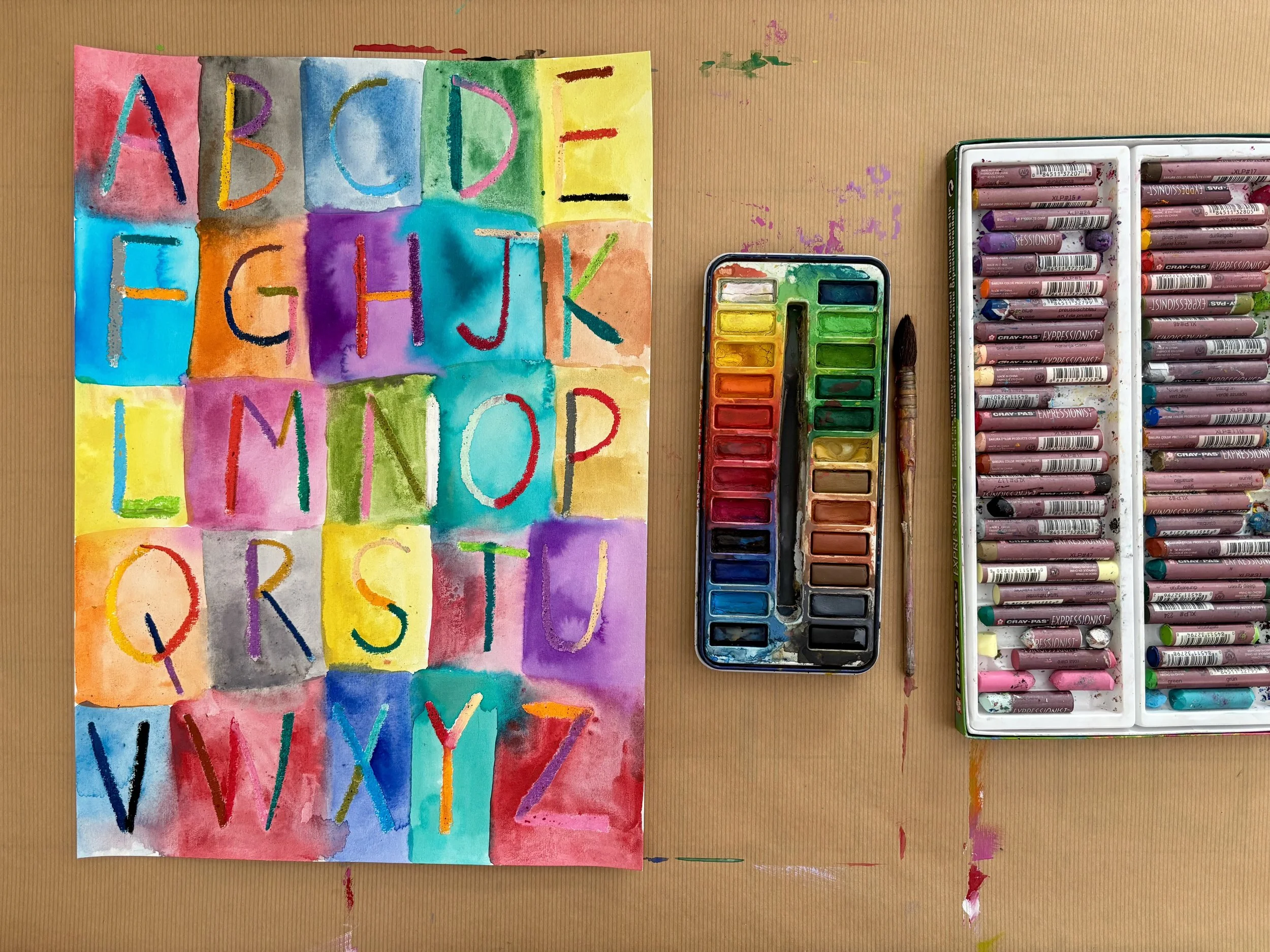 The Jasper Johns Alphabet