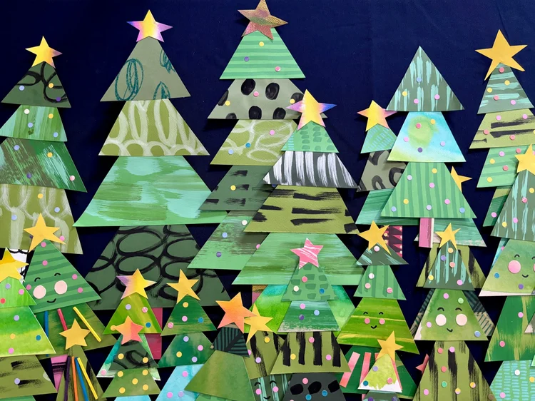 The Christmas Tree Cut Out
