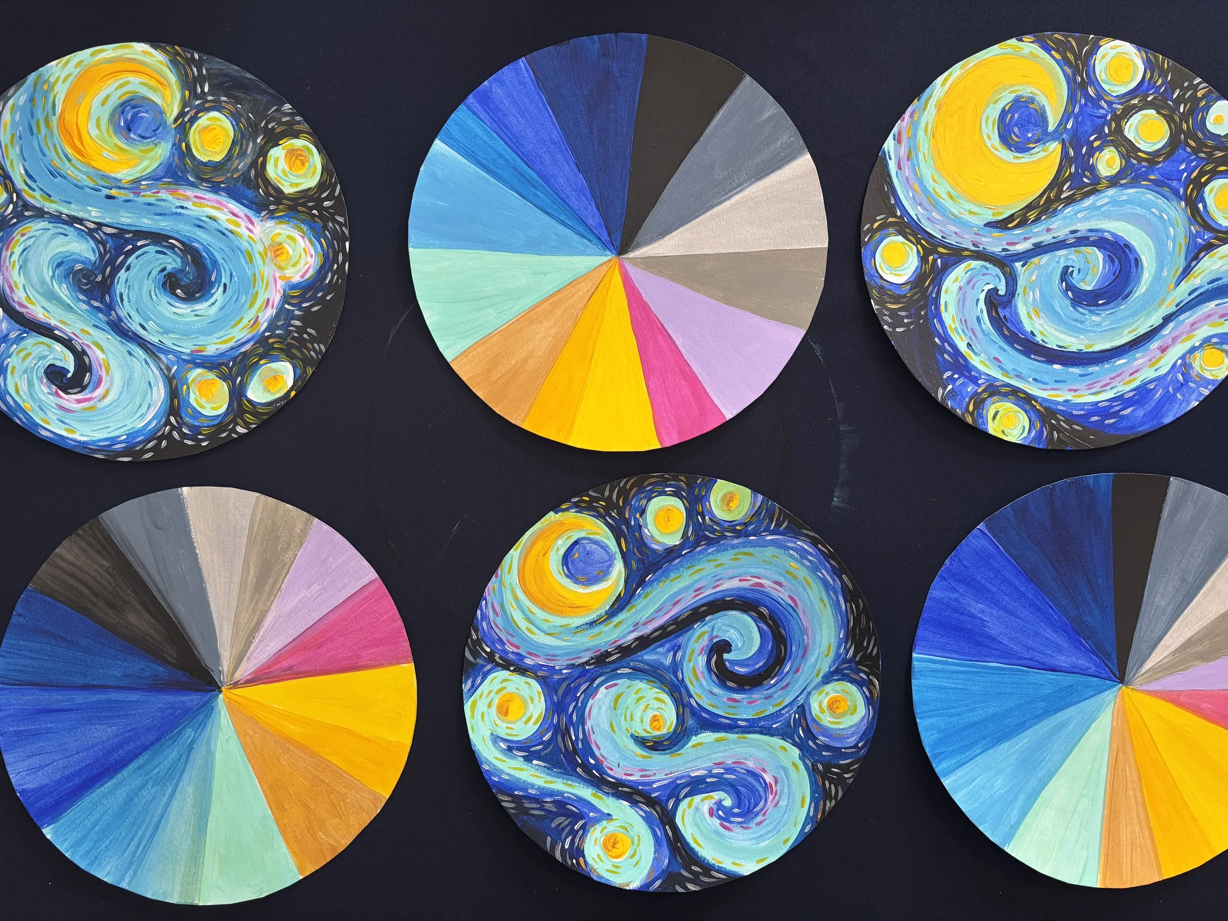 The Starry Night Colour Wheel