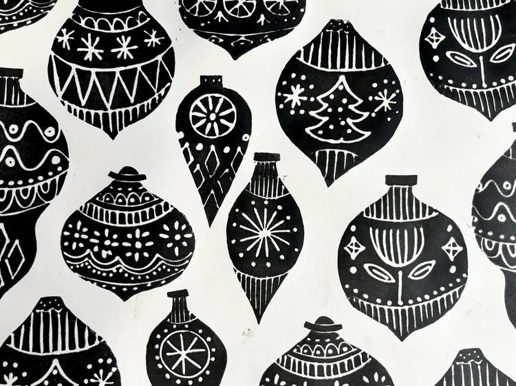 The Printed Christmas Wrap
