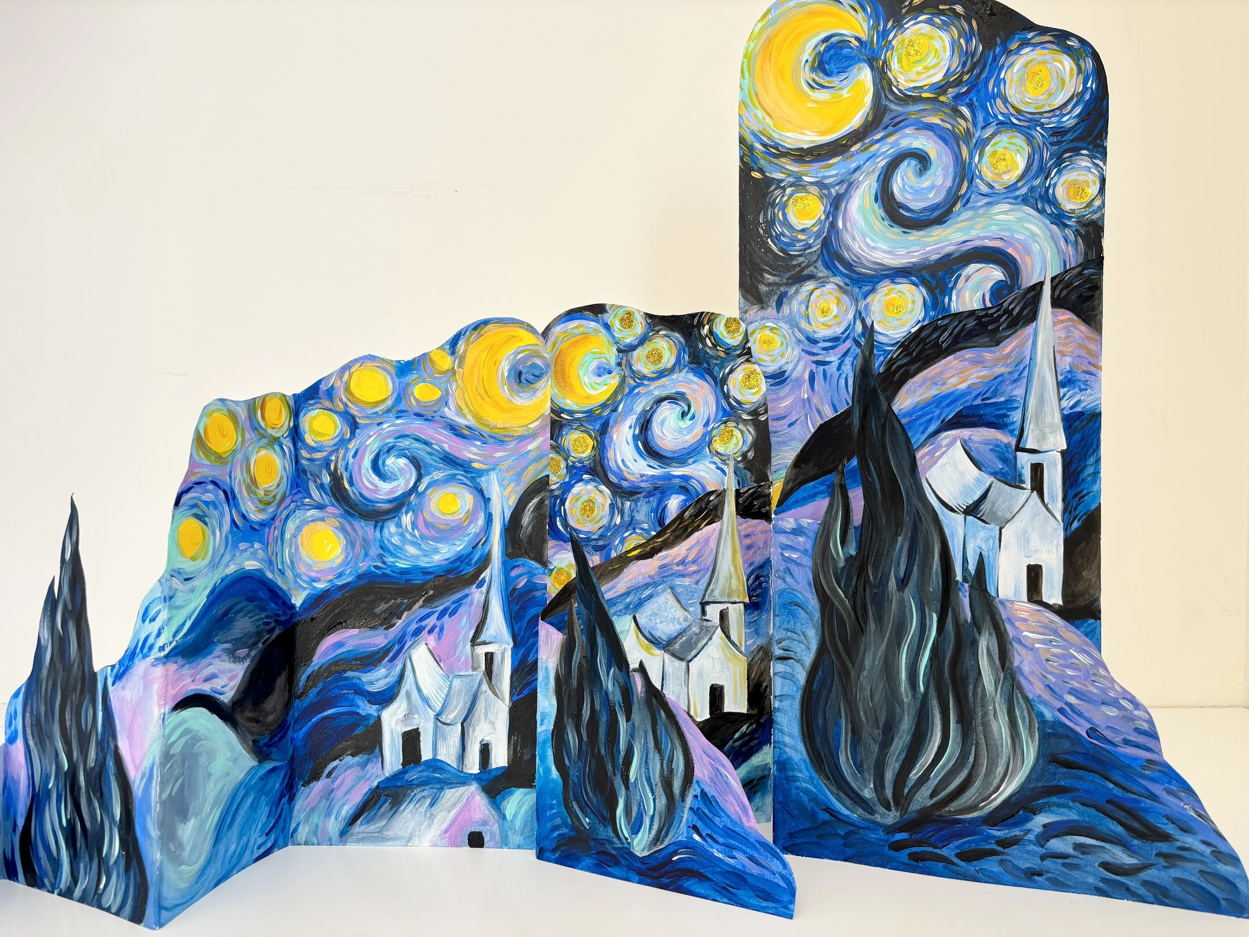 The Folded Starry Night