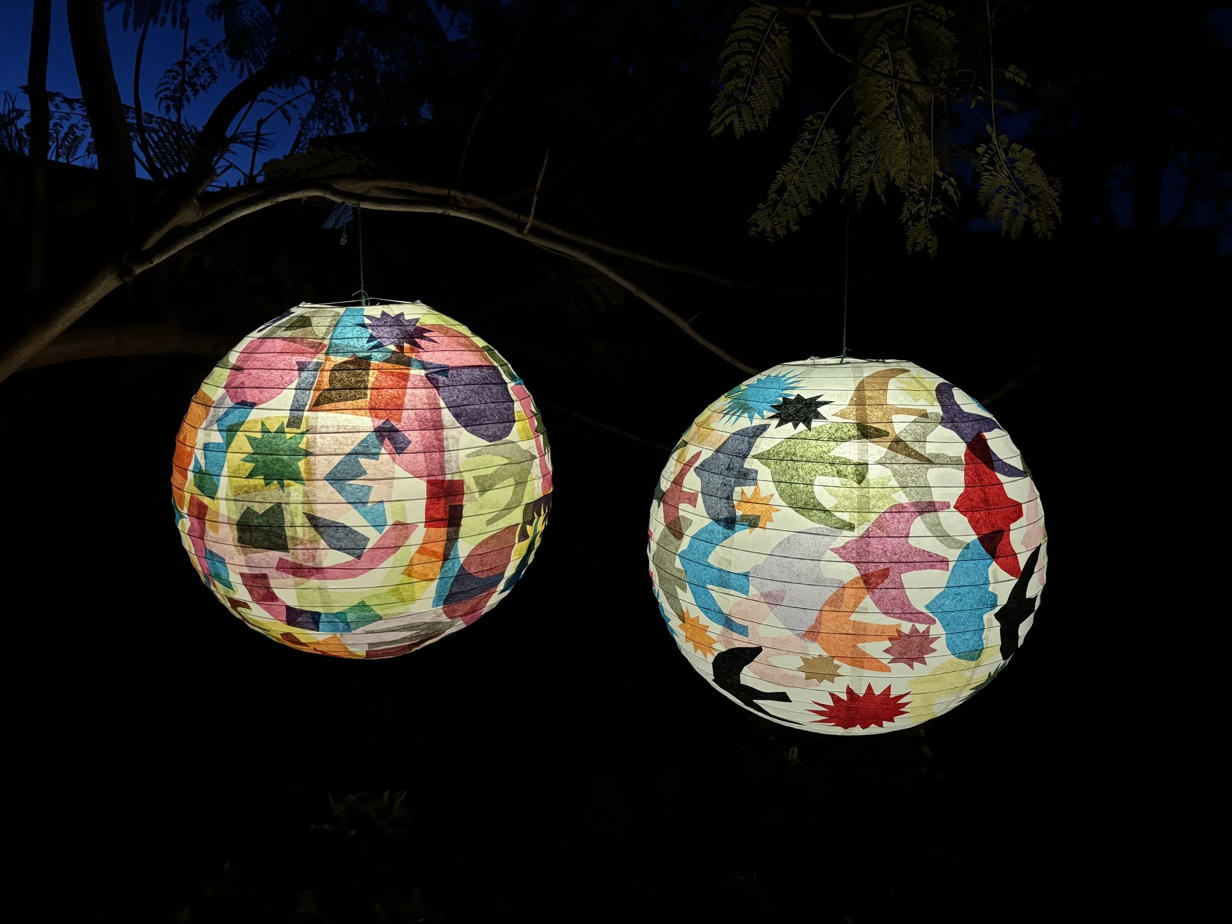 The Decoupaged Rice Paper Lantern