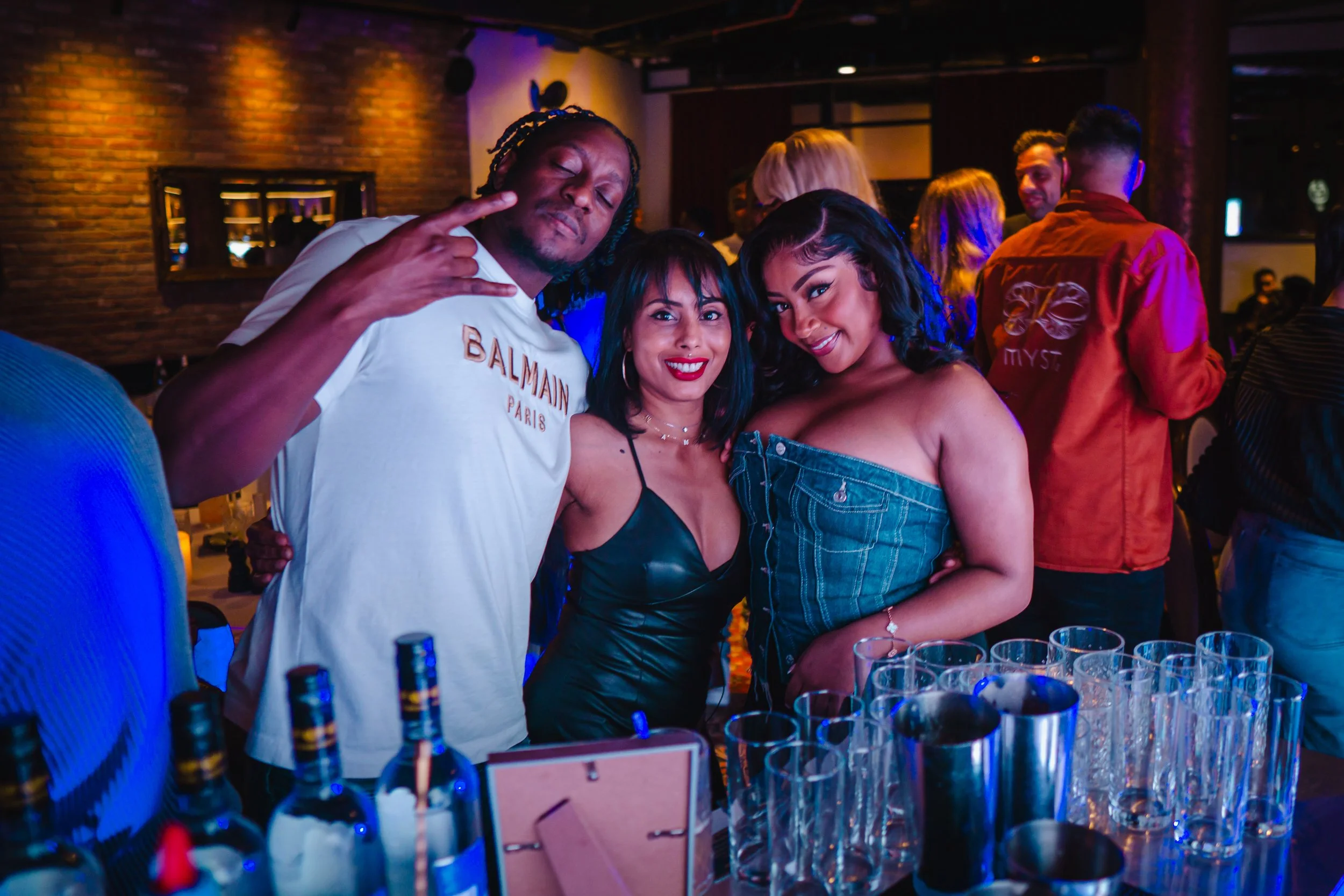 Private party bartending service allowing the host to relax while guests enjoy professional cocktail hospitality.