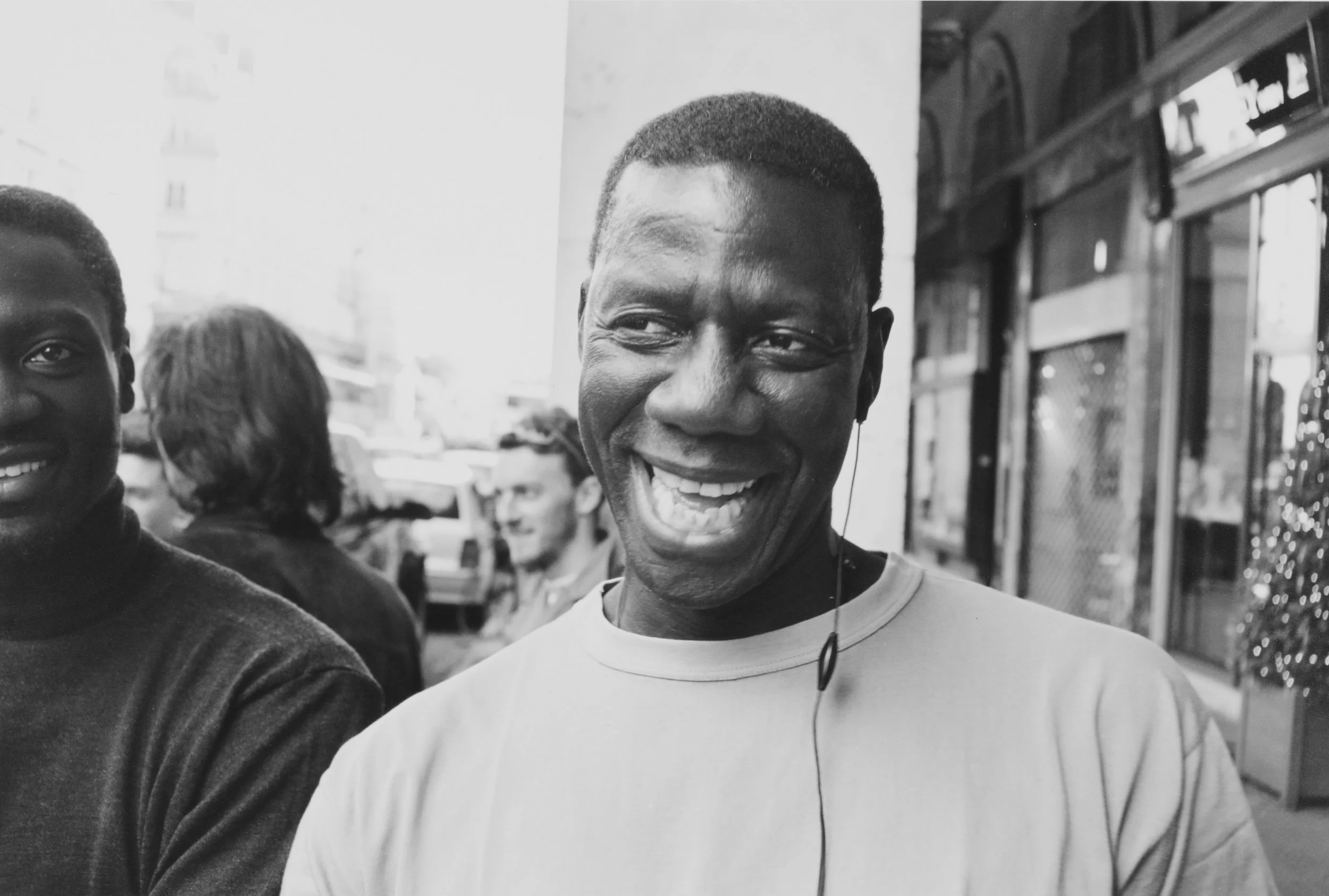 L to R, Adewale Akinnuoye-Agbaje and Madou Sall, Paris, France