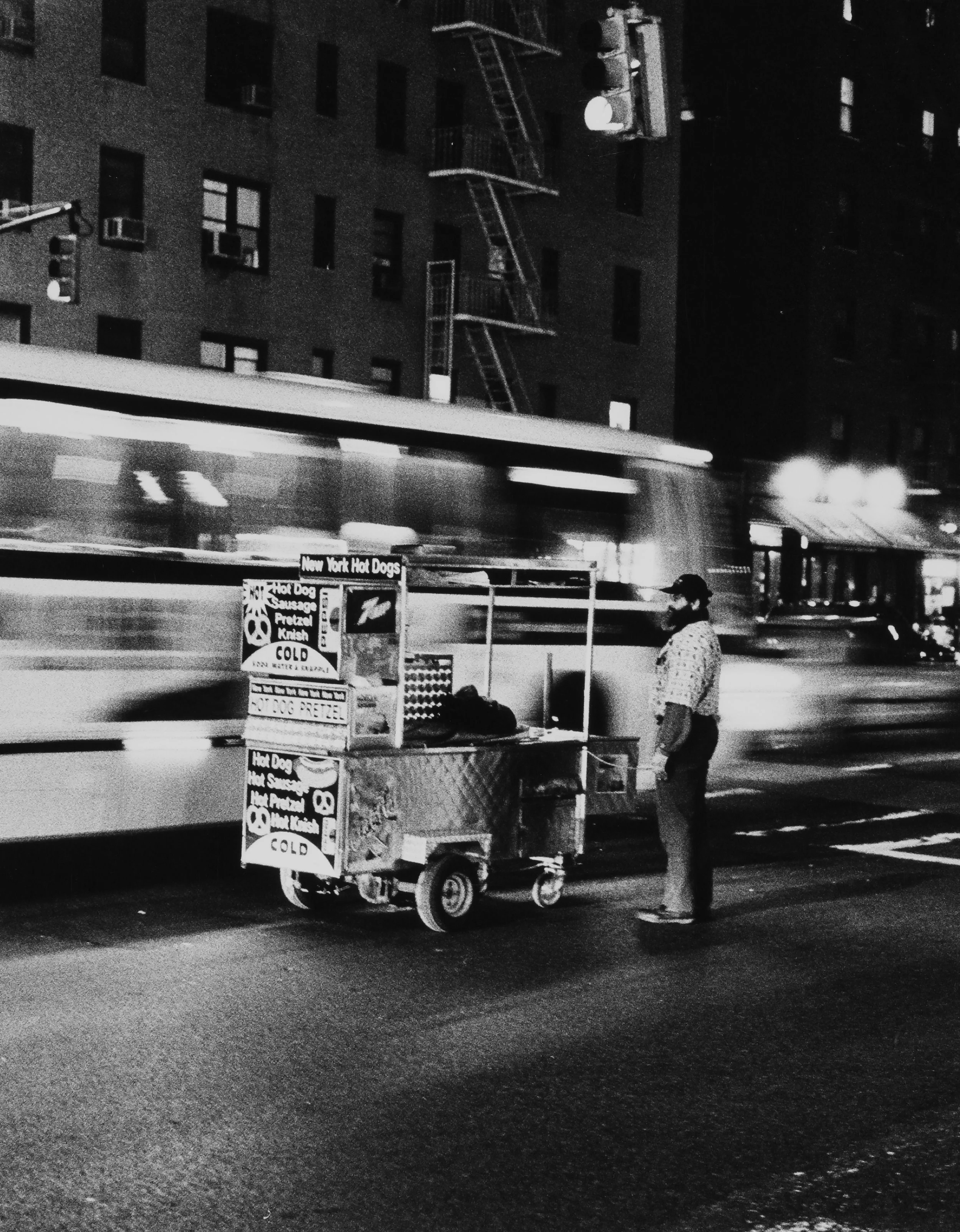 Hot dog vendor, New York